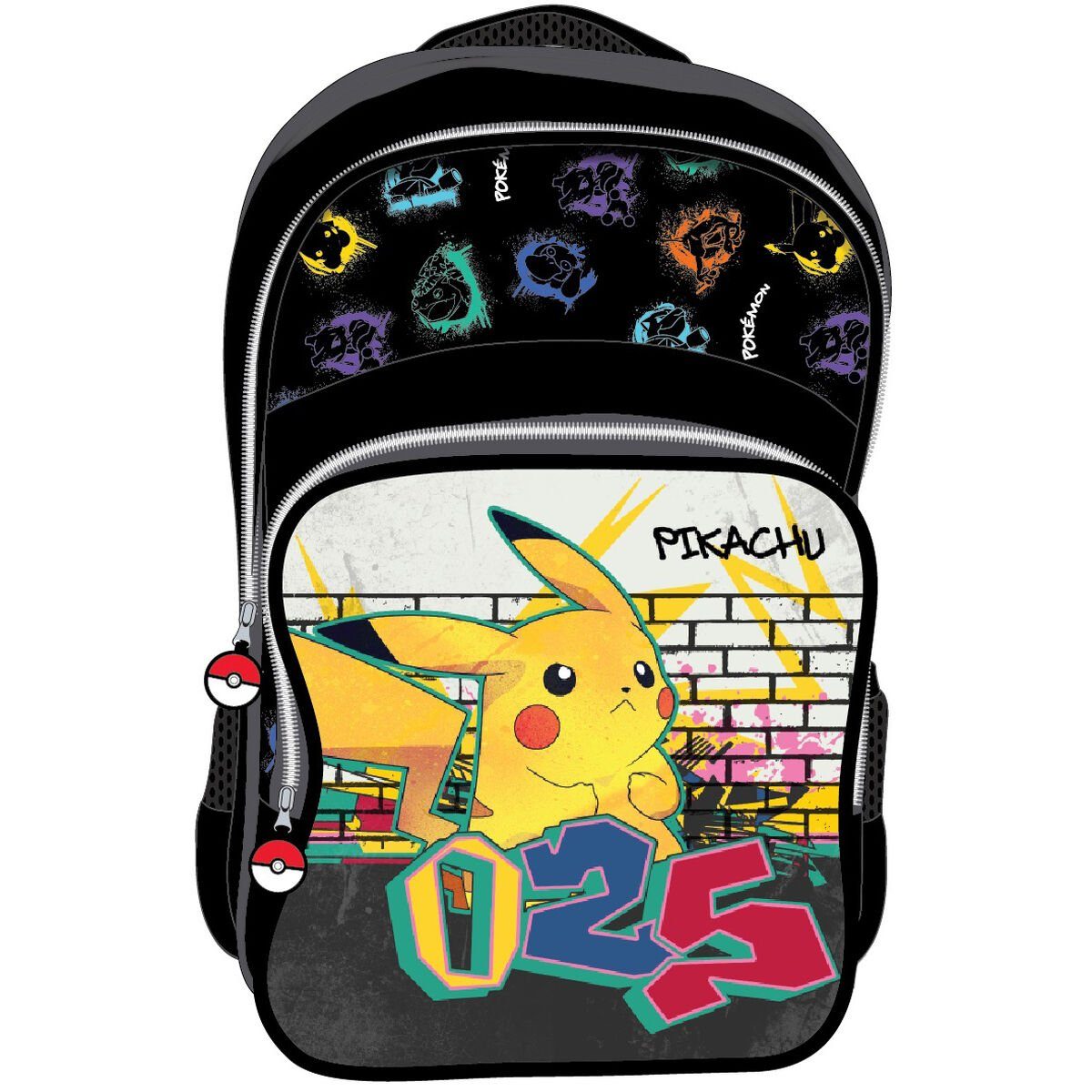POKÉMON Rucksack Kinder-Rucksack Pokémon Pikachu Bunt