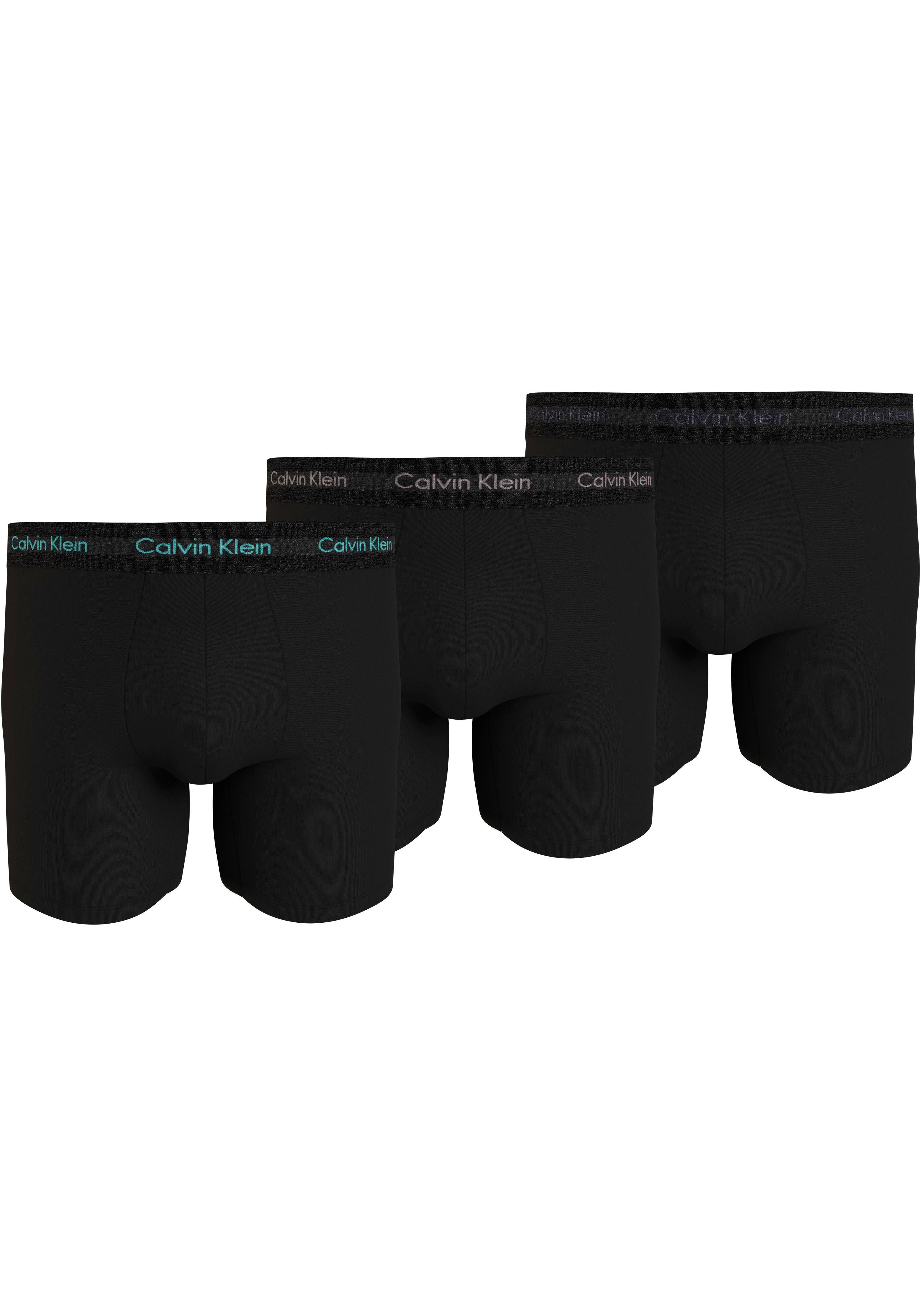 Calvin Klein Underwear Boxershorts BOXER BRIEF 3PK (Packung, 3-St., 3er-Pack) mit Logo-Elastikbund