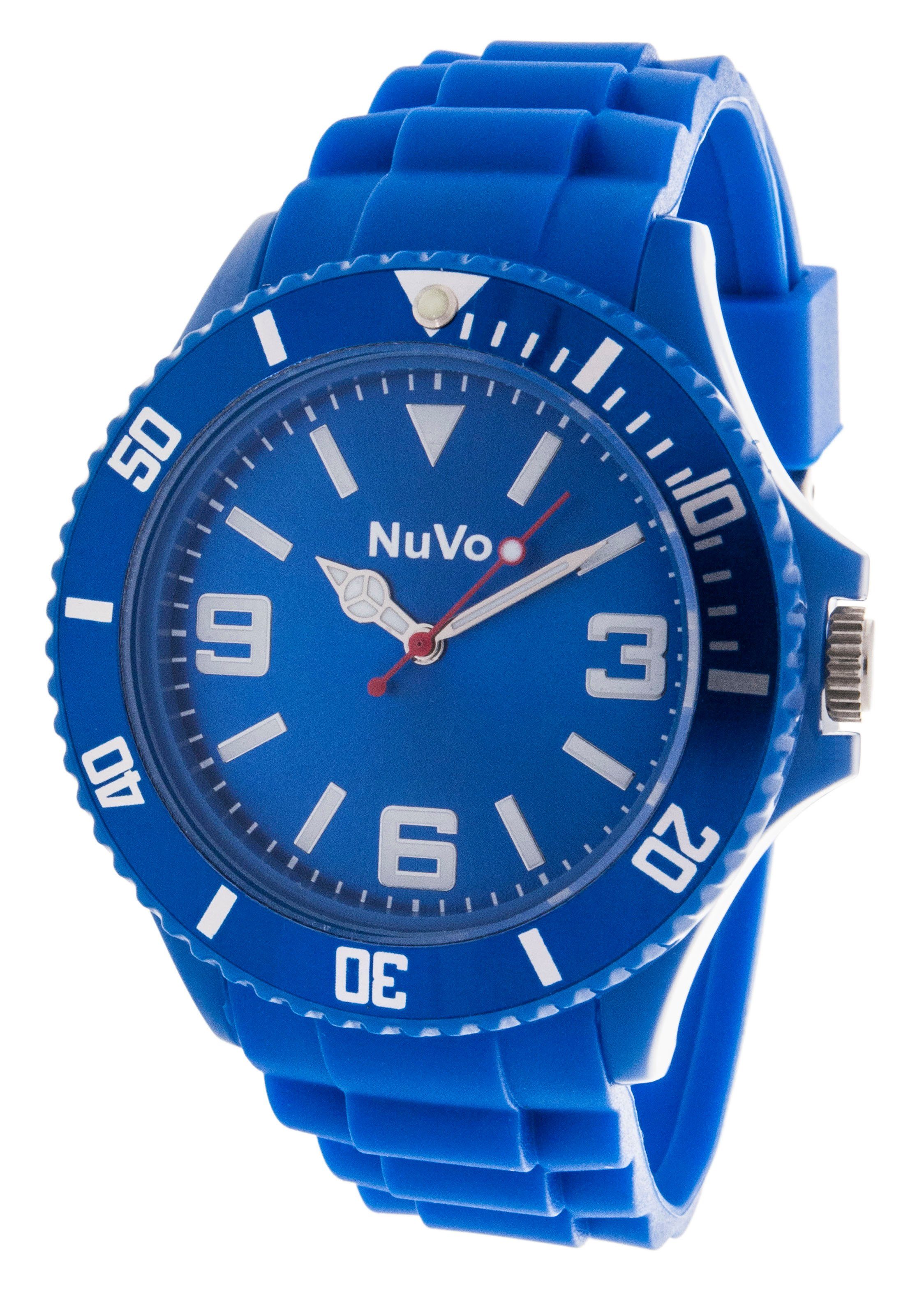 sportlichem Nuvo mit Unisex Design Modische Quarzuhr Armbanduhr