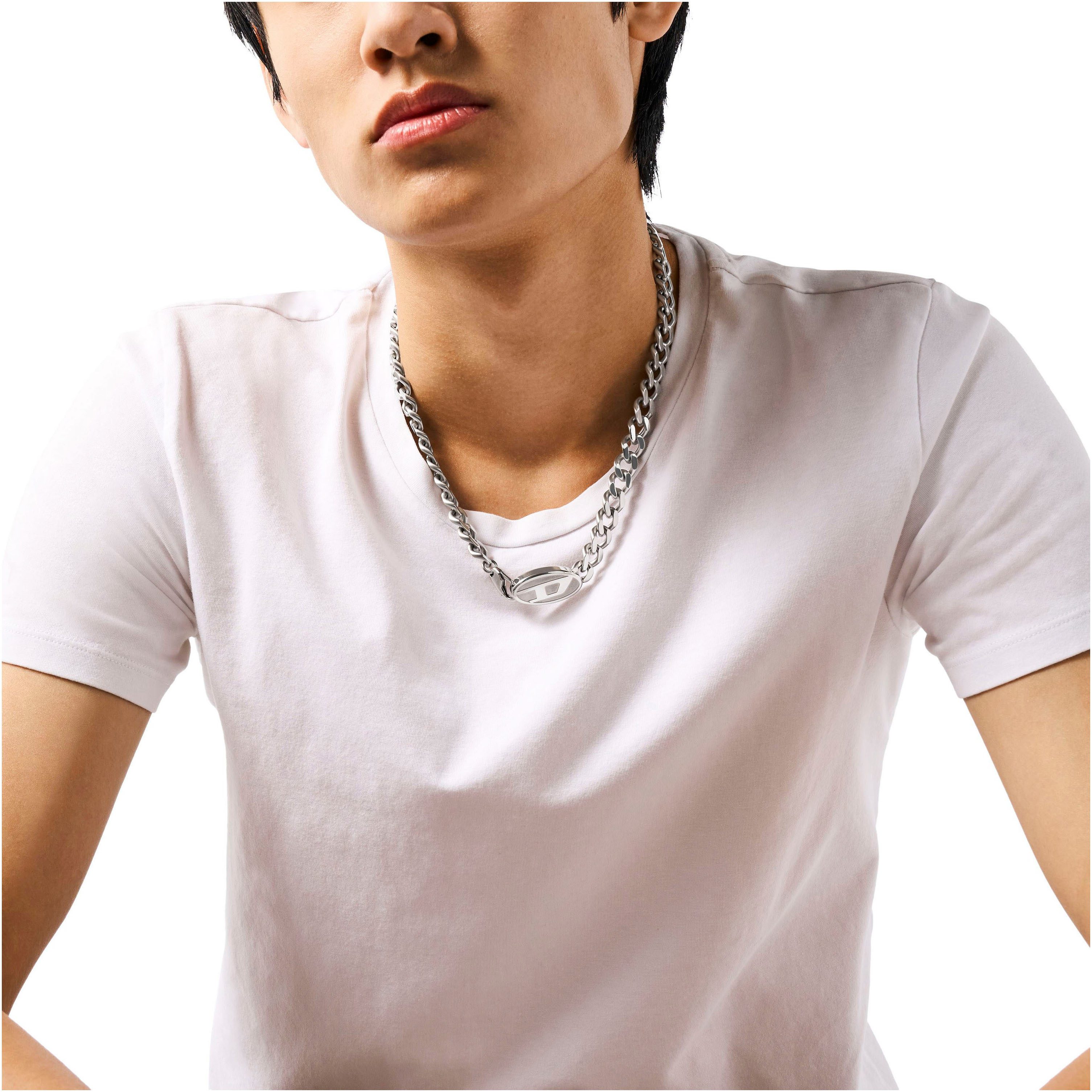 Diesel Kette mit Anhänger Schmuck Gesch... Diesel Kette mit Anhänger Schmuck Gesch...