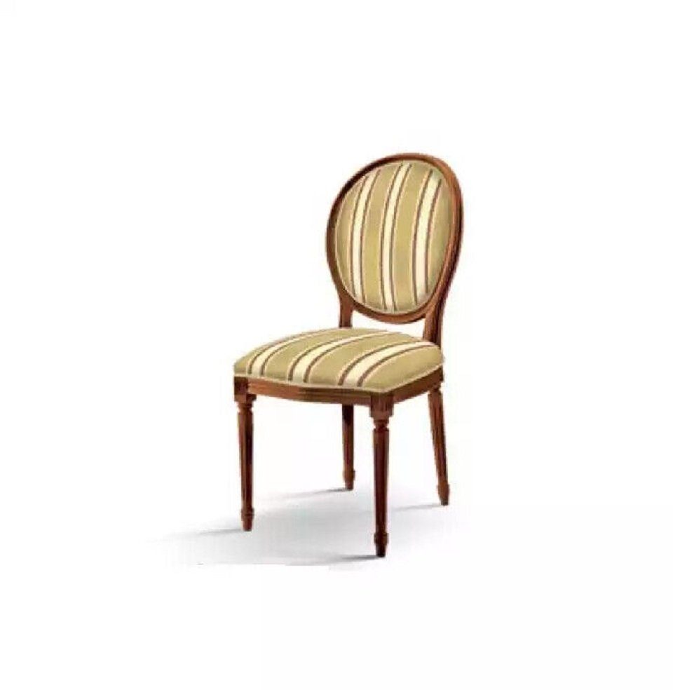 (1 Luxus St), Made Möbel Holz Esszimmer in Beige Design Italienische Stuhl Esszimmerstuhl Italy JVmoebel