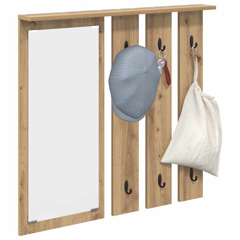 vidaXL Regal Wandmontierter Kleiderständer mit Regal günstig online kaufen