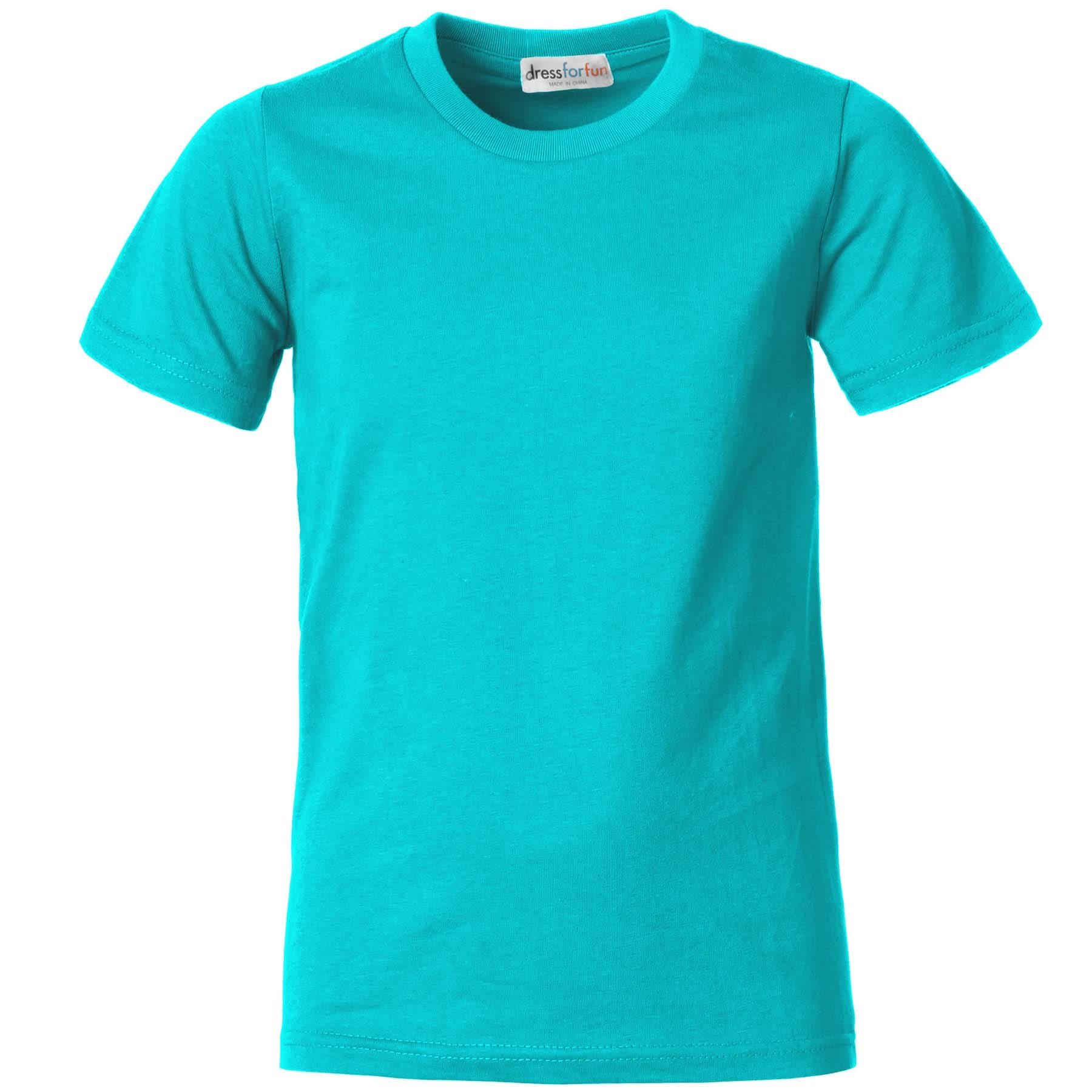 dressforfun Rundhals T-Shirt türkis T-Shirt Männer