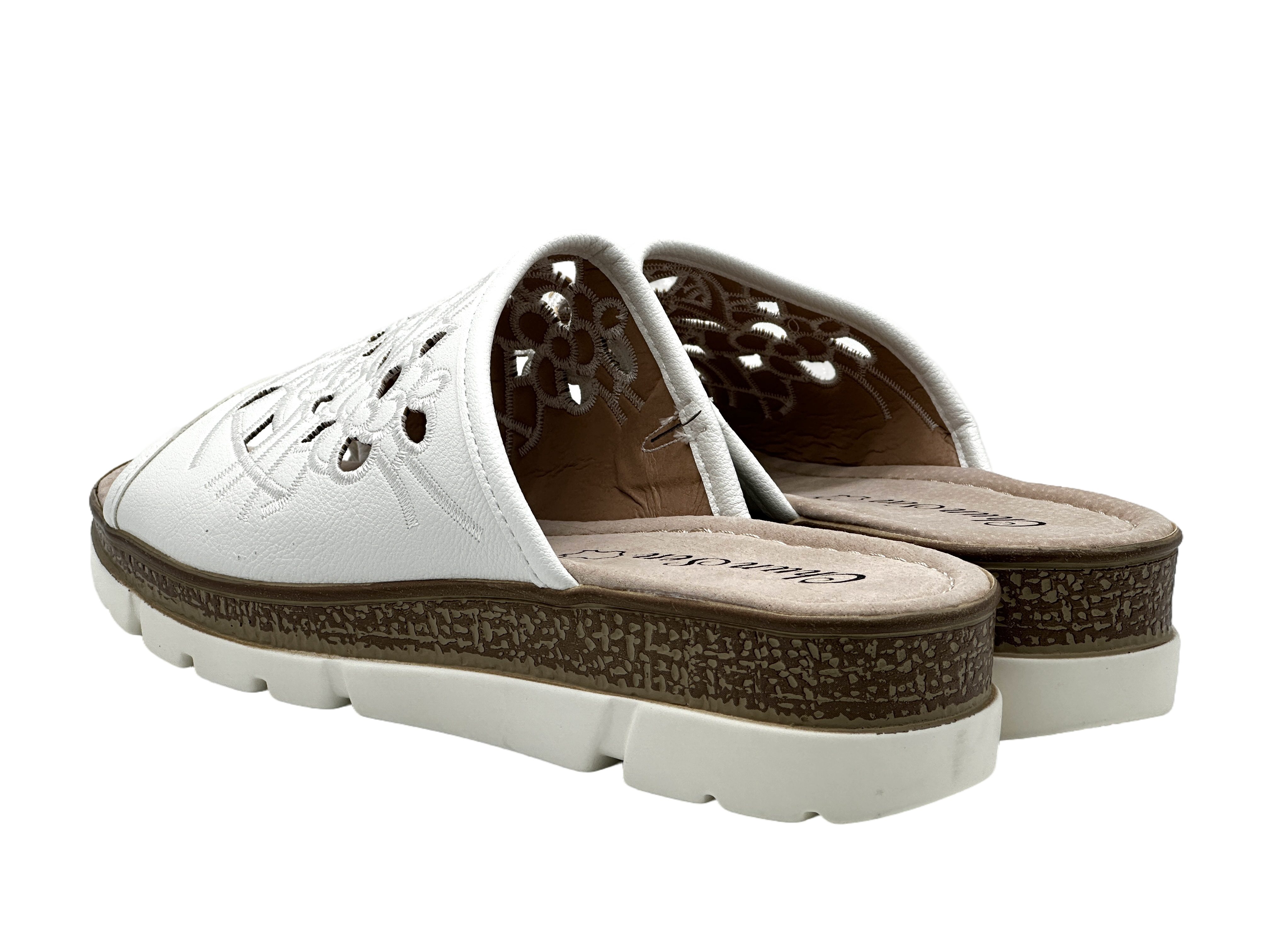 Nowaland Bequeme Damen-Pantoletten - luftdurchlässig & rutschfest Pantolette Blumenmuster, ergonomisch, Weich, rutschhemmend – Bild 4 von 5