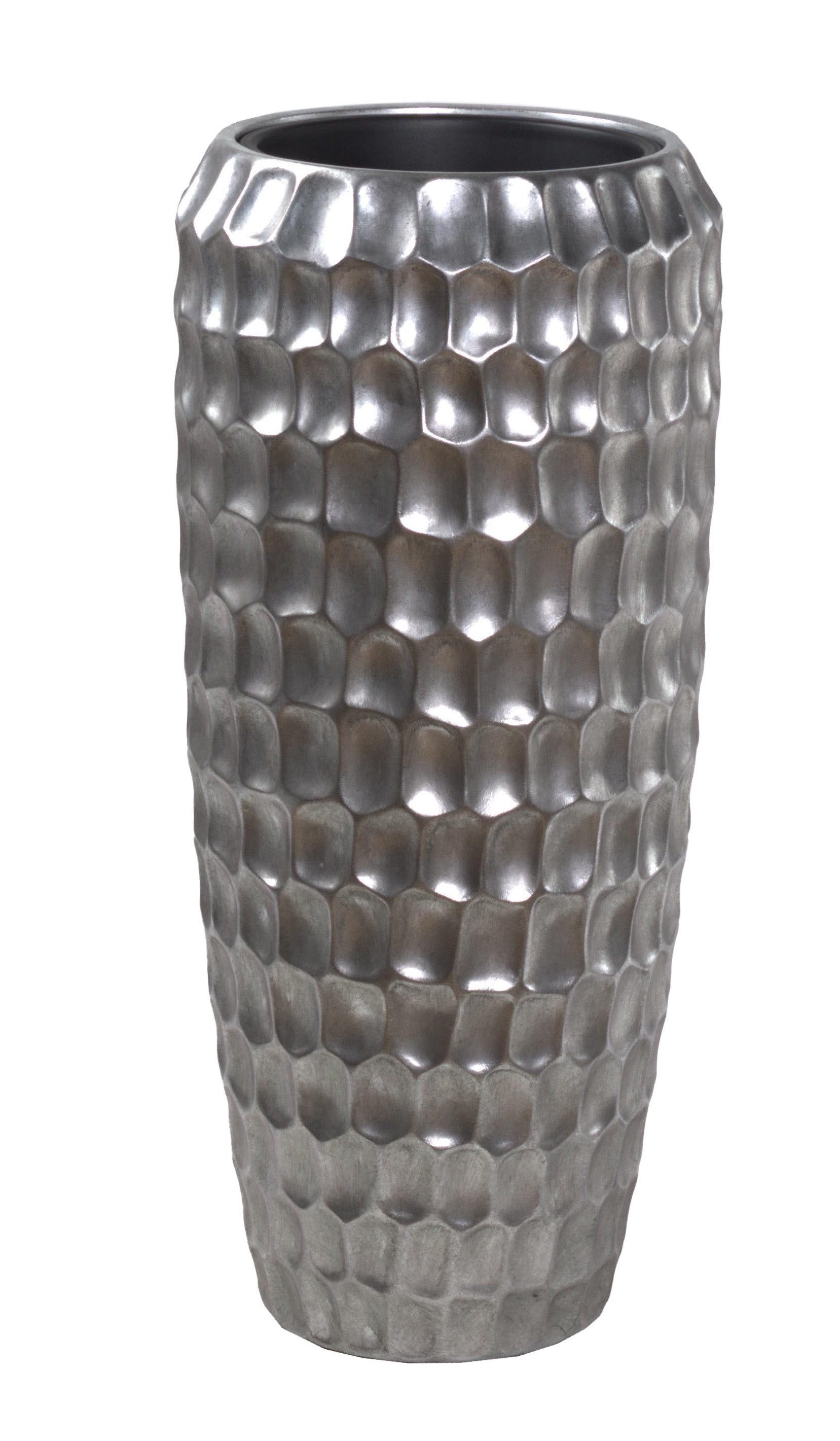 Flingora Bodenvase Celice, mit Einsatz - Fiberglas - Indoor & Outdoor - Sil günstig online kaufen