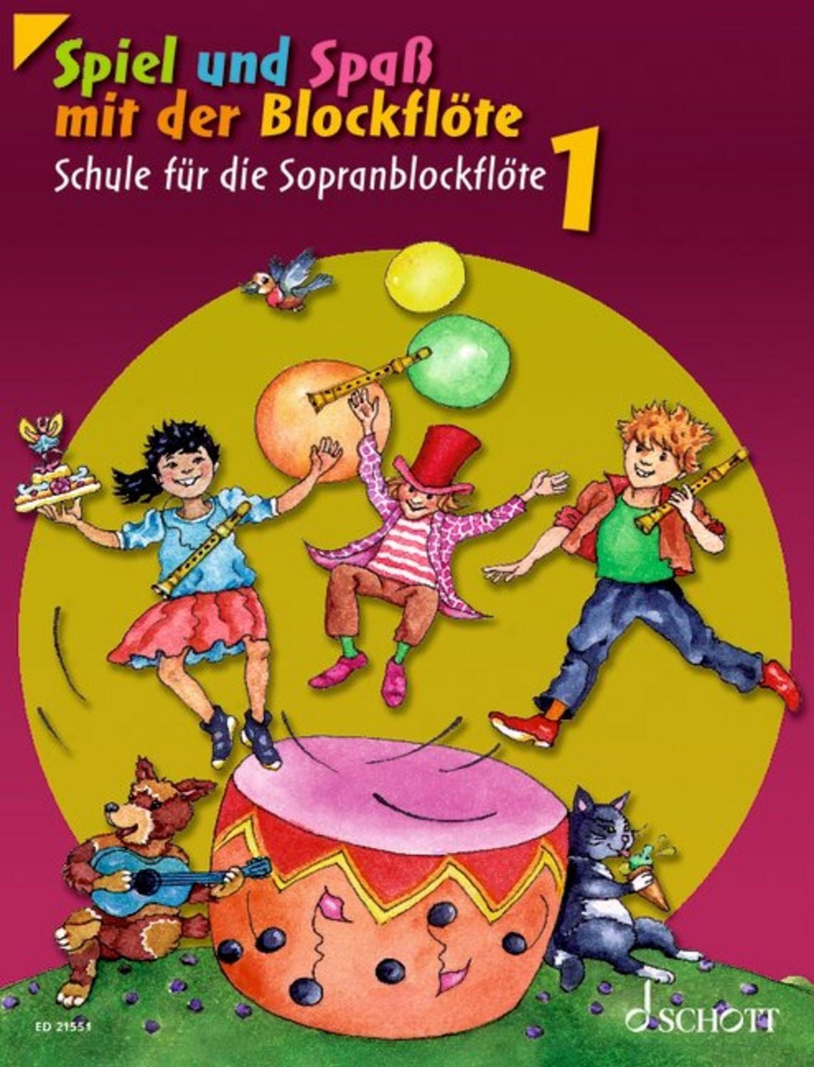 Spiel und Spaß mit der Blockflöte / Gerhard Engel, Gudrun Heyens, Konrad Hünteler, Hans-Martin Linde
