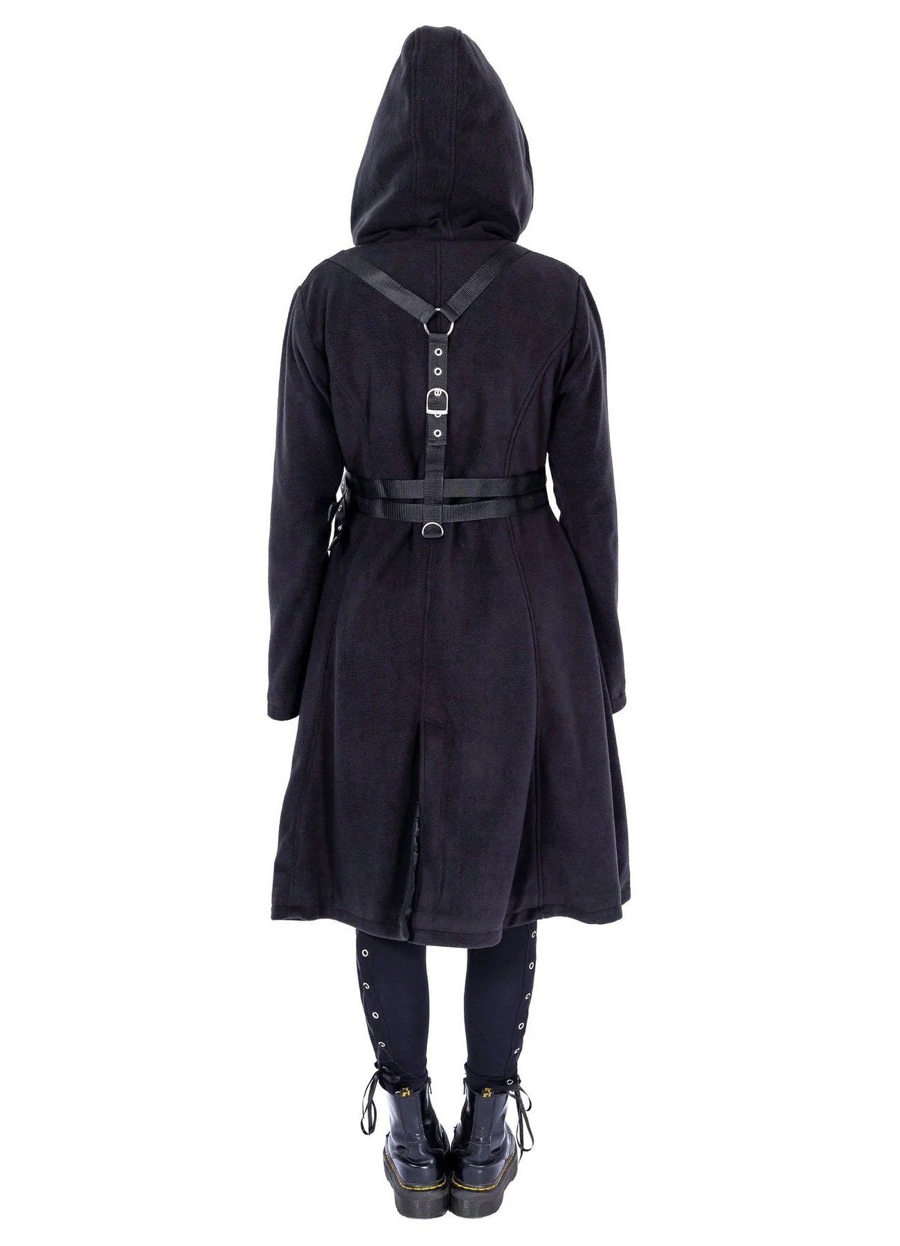Heartless Wintermantel Lucretia Gothic Cyber Punk Riemen