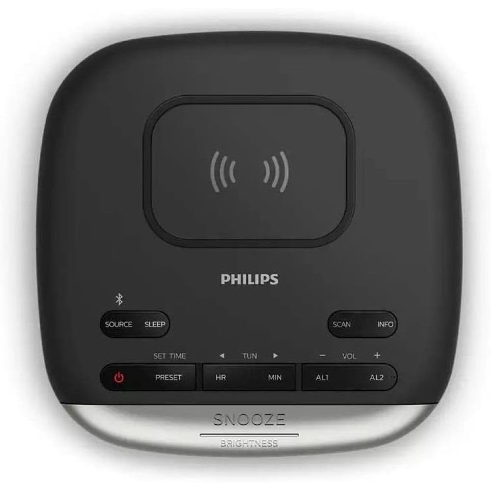 Philips TAR7606/10 - Uhrenradio - Uhrenradio schwarz