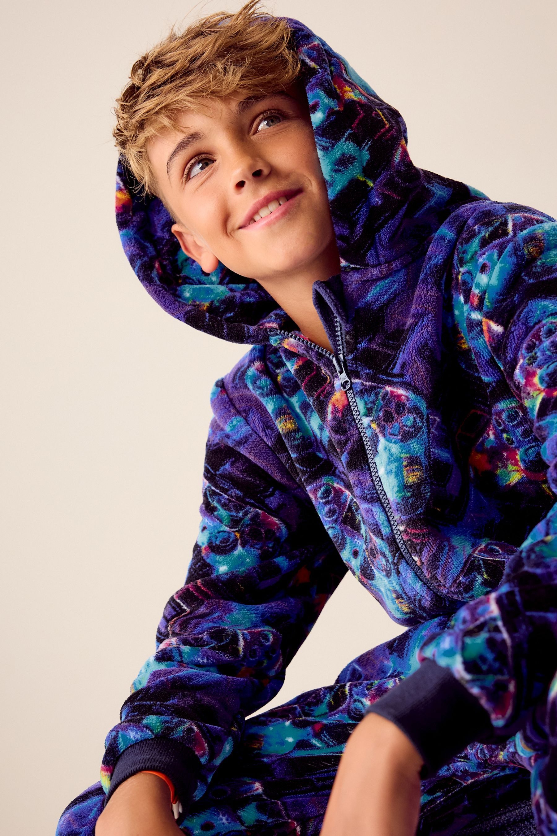 Next Fleeceoverall Schlafanzug-Einteiler aus Fleece (1-tlg)