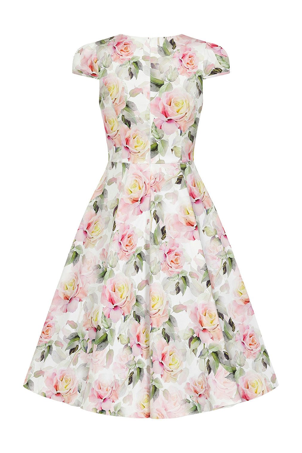 Hearts & Roses London A-Linien-Kleid Imogen Floral Swing Dress Rockabella V günstig online kaufen