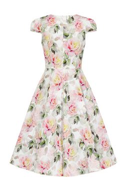 Hearts & Roses London A-Linien-Kleid Imogen Floral Swing Dress Rockabella Vintage Retro