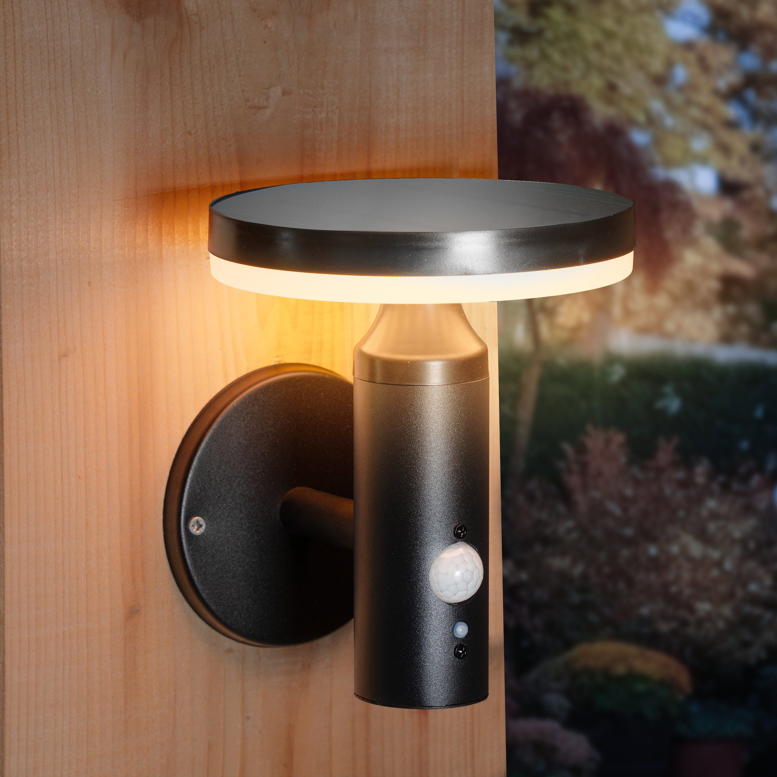 esotec Hausnummer Solar PIR Wandleuchte "Ribolla"