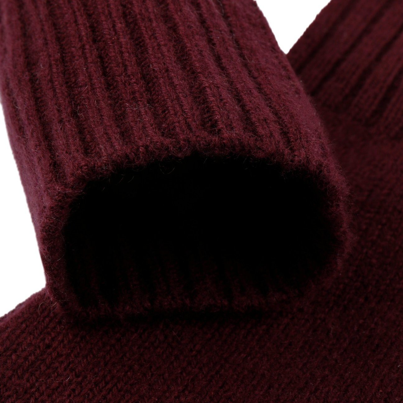 Strickhandschuhe Handschuhe Seeberger bordeaux