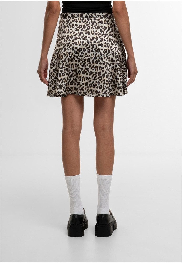 URBAN CLASSICS Minirock Ladies Leo Volants Mini Skirt