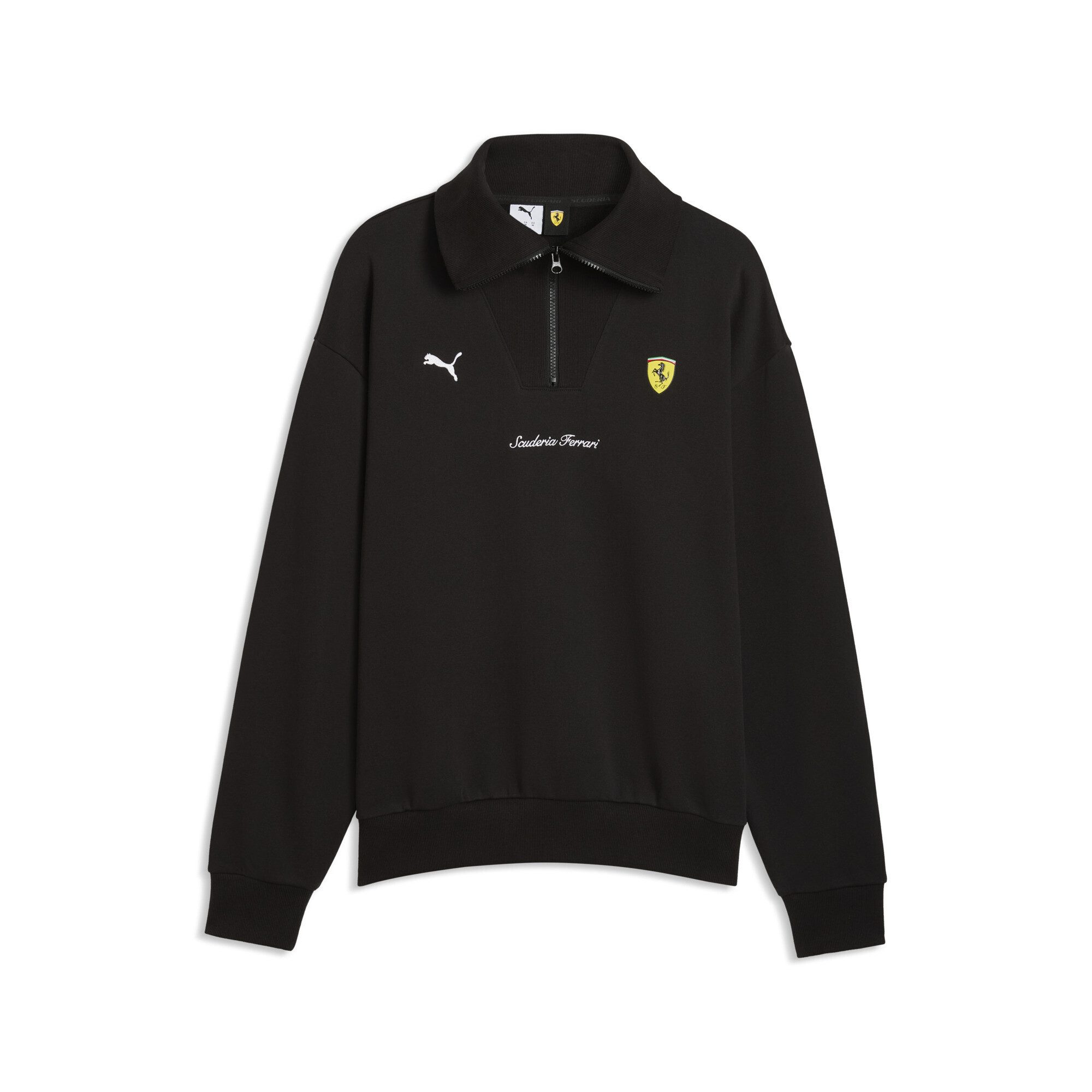 PUMA Sweatshirt Scuderia Ferrari Little Shield Fleece Crew Sweatshirt mit