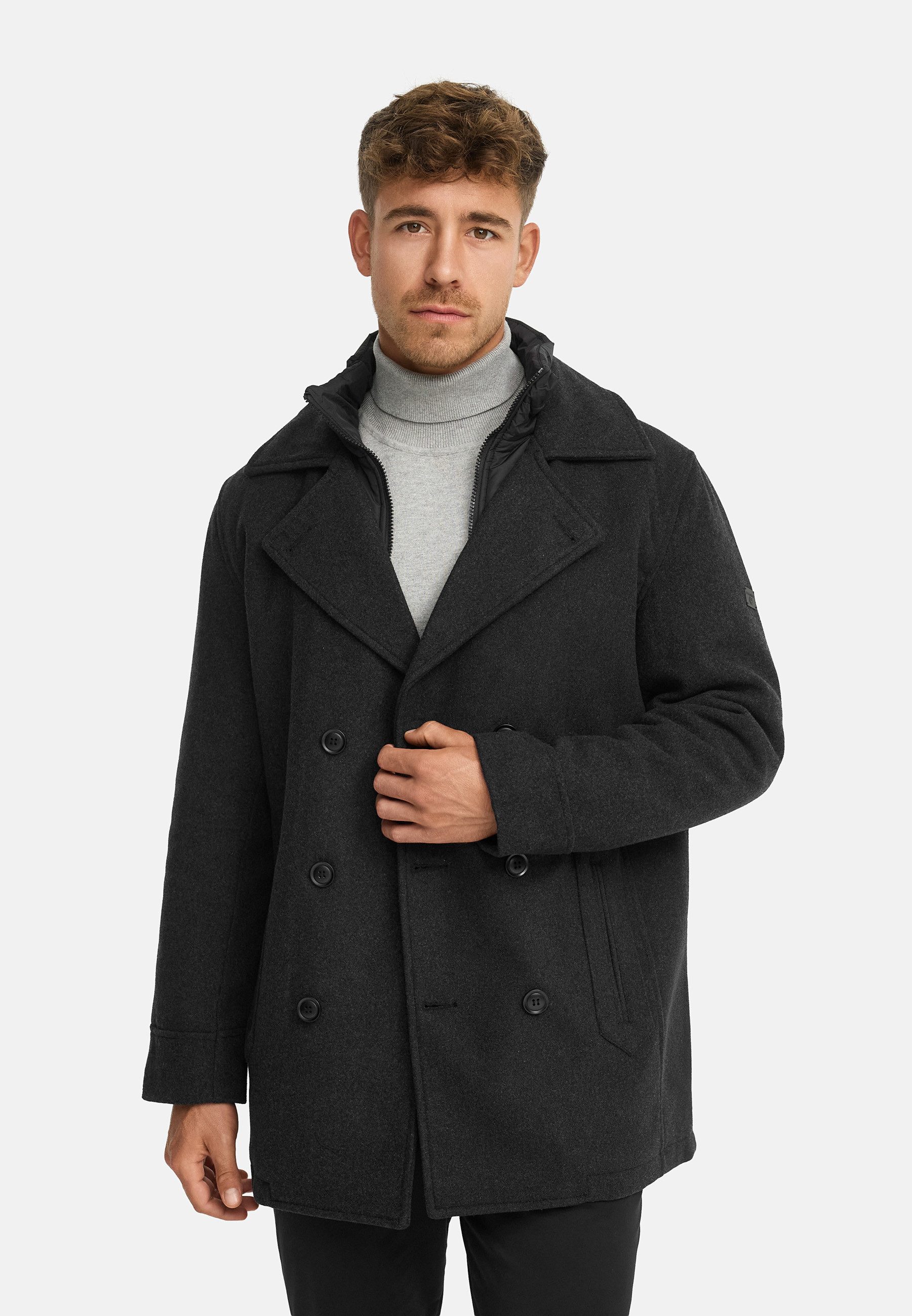 Indicode Wollmantel Herren INLunil Winter Mantel Herrenmantel Herren Mantel günstig online kaufen