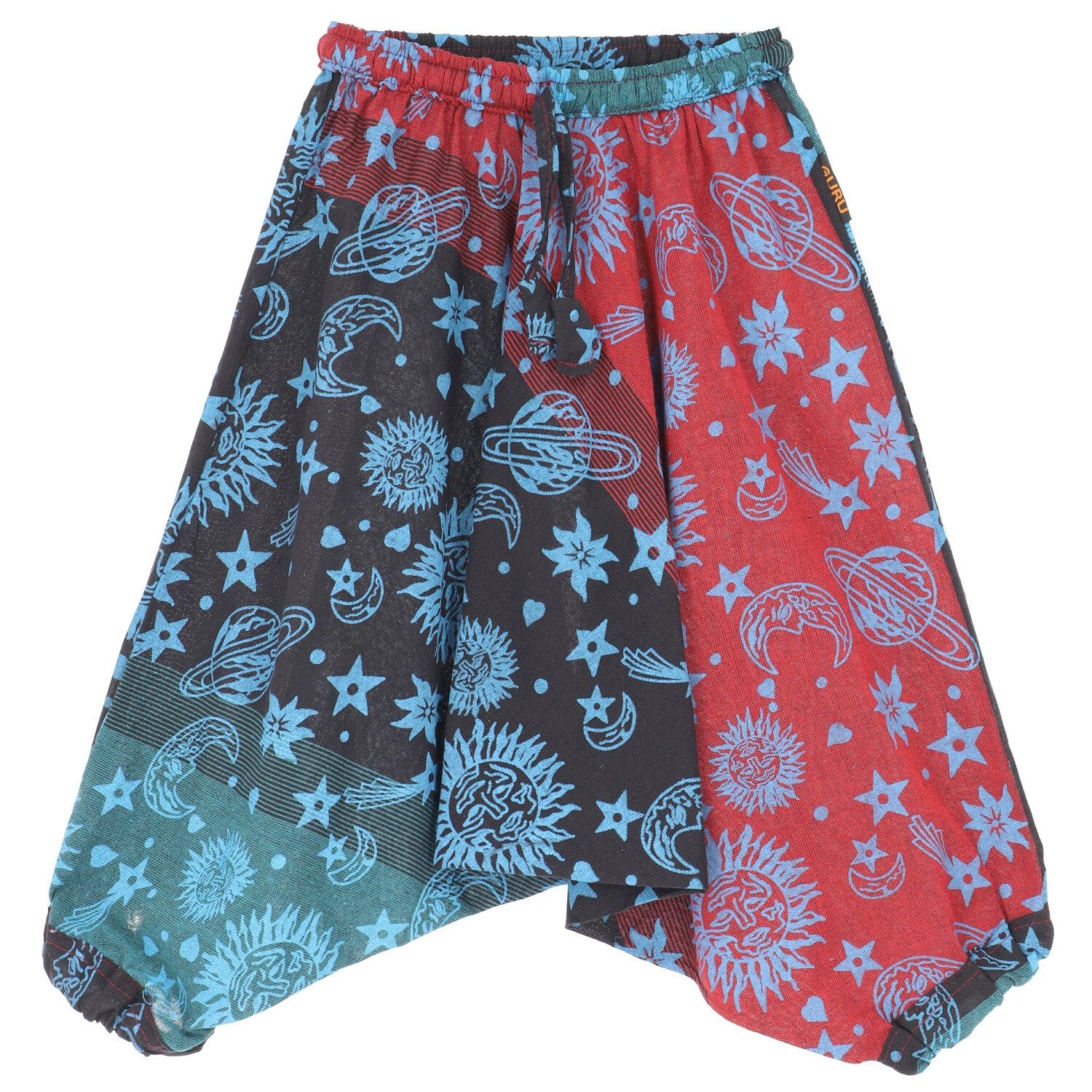 Guru-Shop Relaxhose Kinder Haremshose, Pluderhose, Haremshose,..
