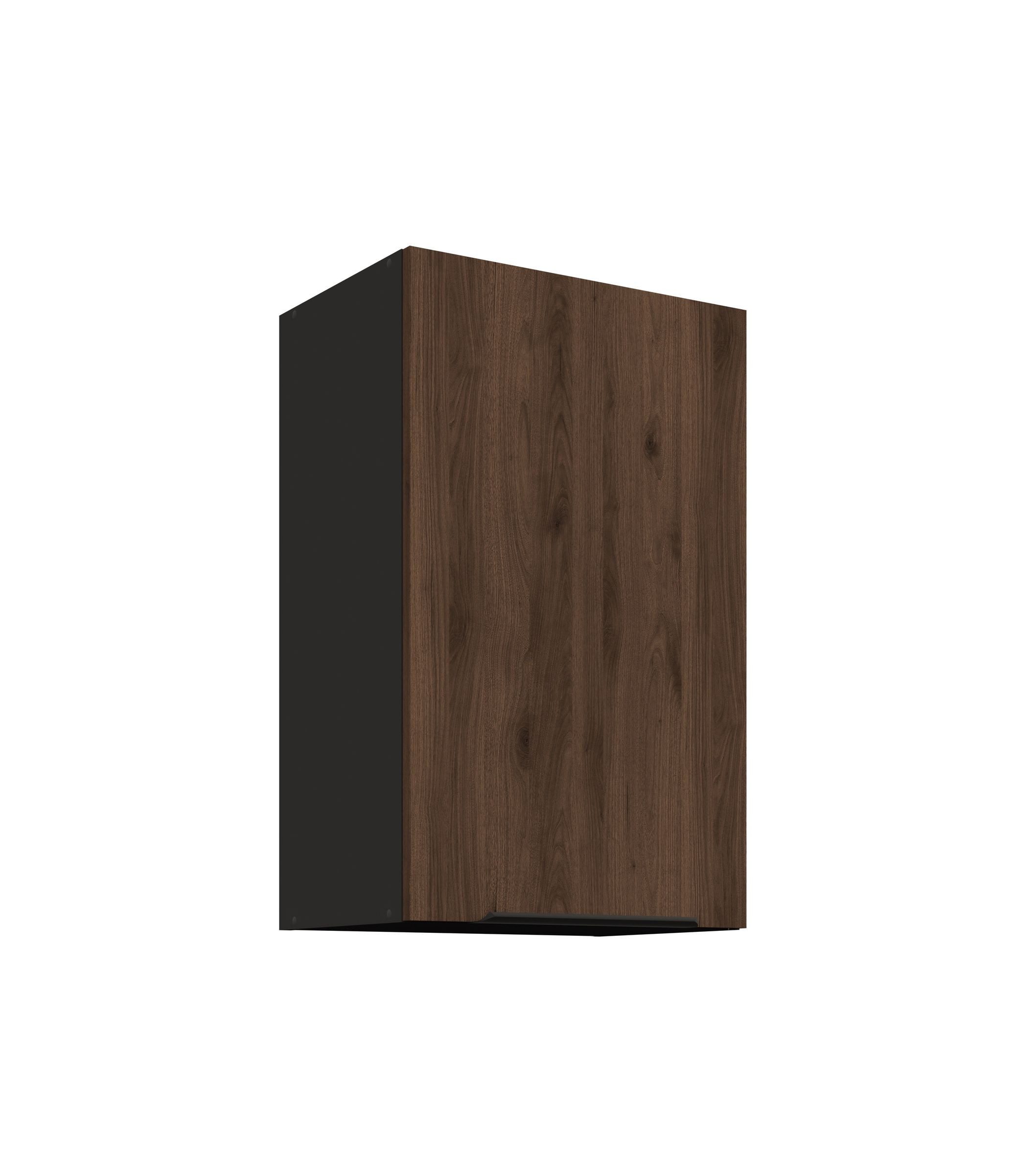 Küchen-Preisbombe Hängeschrank 45 cm Küche MONZA Okapi Nußbaum Küchenzeile Küchenblock Einbauküche