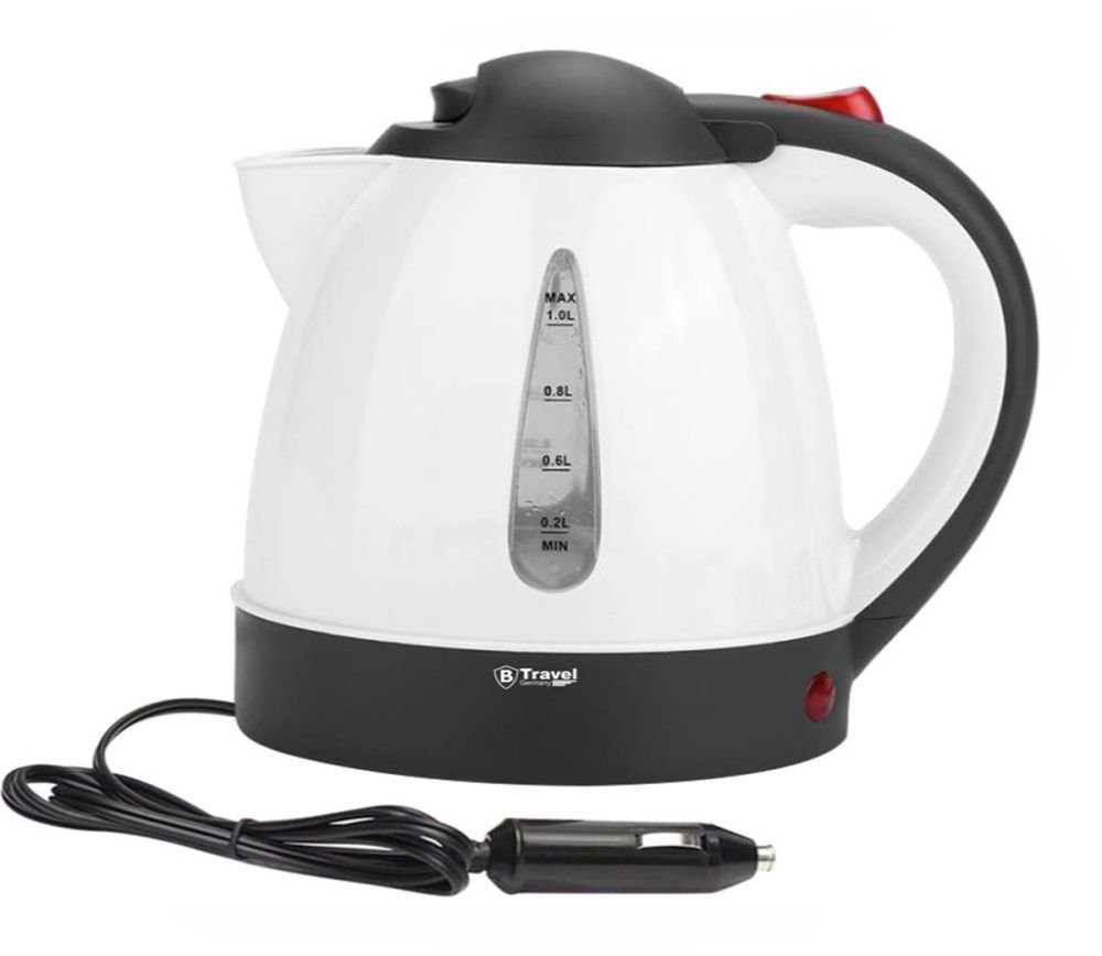 bahama Reise-Wasserkocher Elektrischer Wasserkocher 12V 150W Auto Boot KFZ PKW Teekocher Elektro, 1.00 l, 150.00 W, 12V