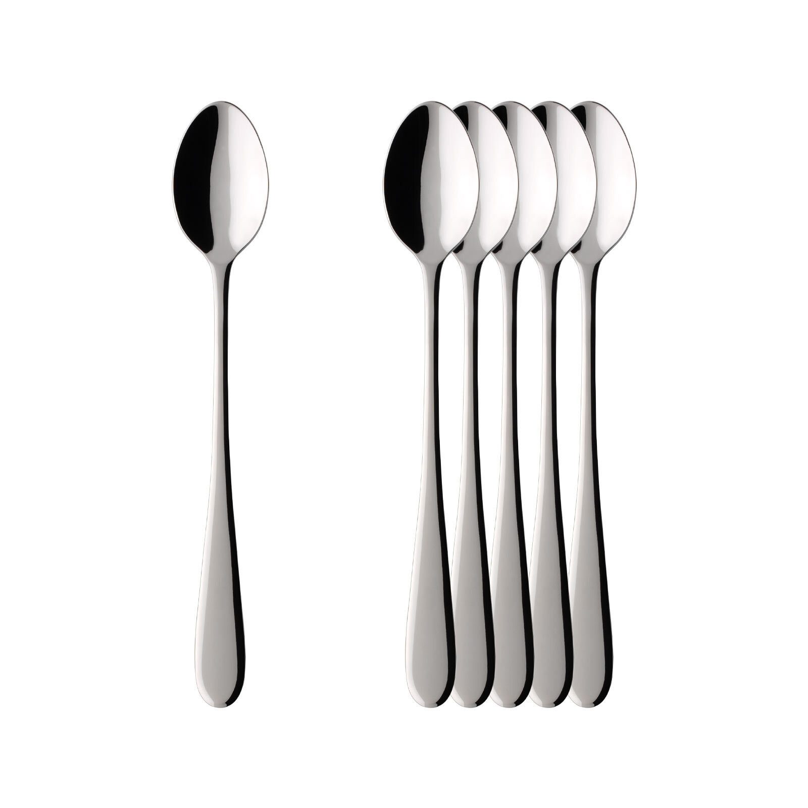 Villeroy & Boch Kaffeelöffel Oscar Latte-Macchiato-Löffel 18,1 cm 6er Set (6 Stück)