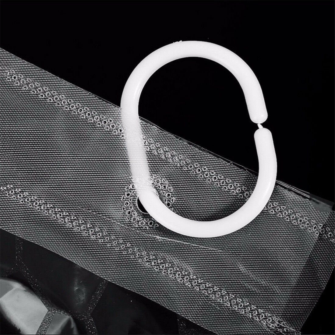 Sunicol Duschvorhang 3D Wasserdicht Badezimmer Duschvorhang, Transparent, mit Haken Breite 80 cm (1-tlg), Badvorhang,Anti-schimmel