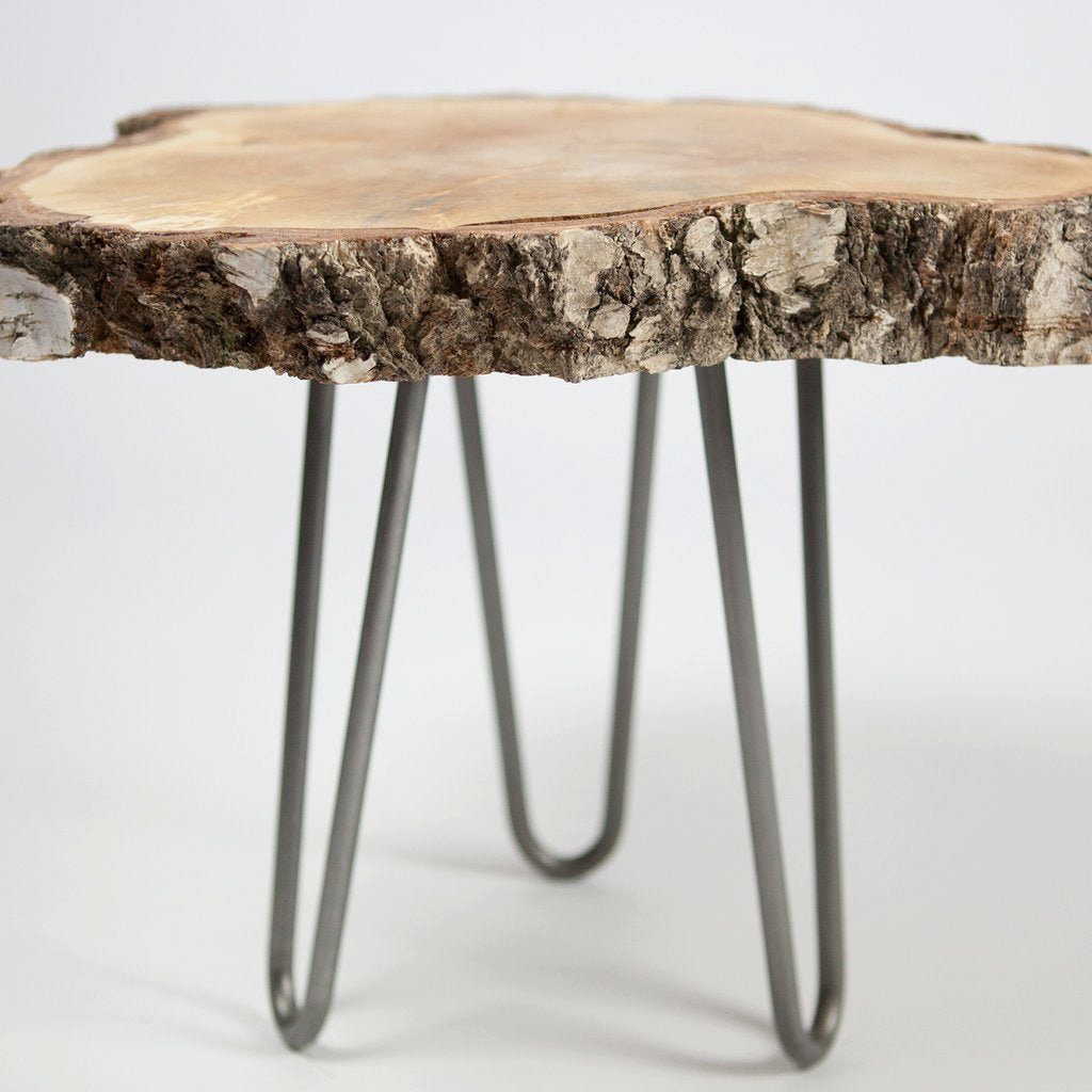 Natural Goods Berlin Tischbein 4er Set HAIRPIN Legs, Haarnadelbeine, Möbelfüße, Industrial Anthrazit (geölt)