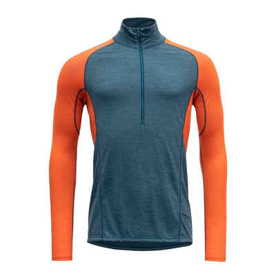 Devold Langarmshirt Devold M Running Merino 130 Zip Neck Herren