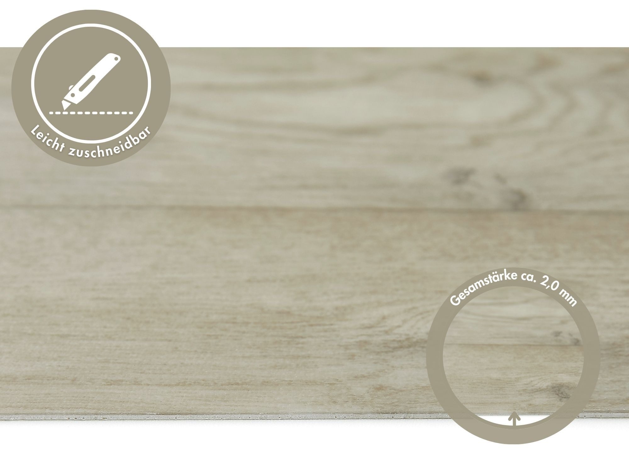 Dielenoptik Weiss-Grau