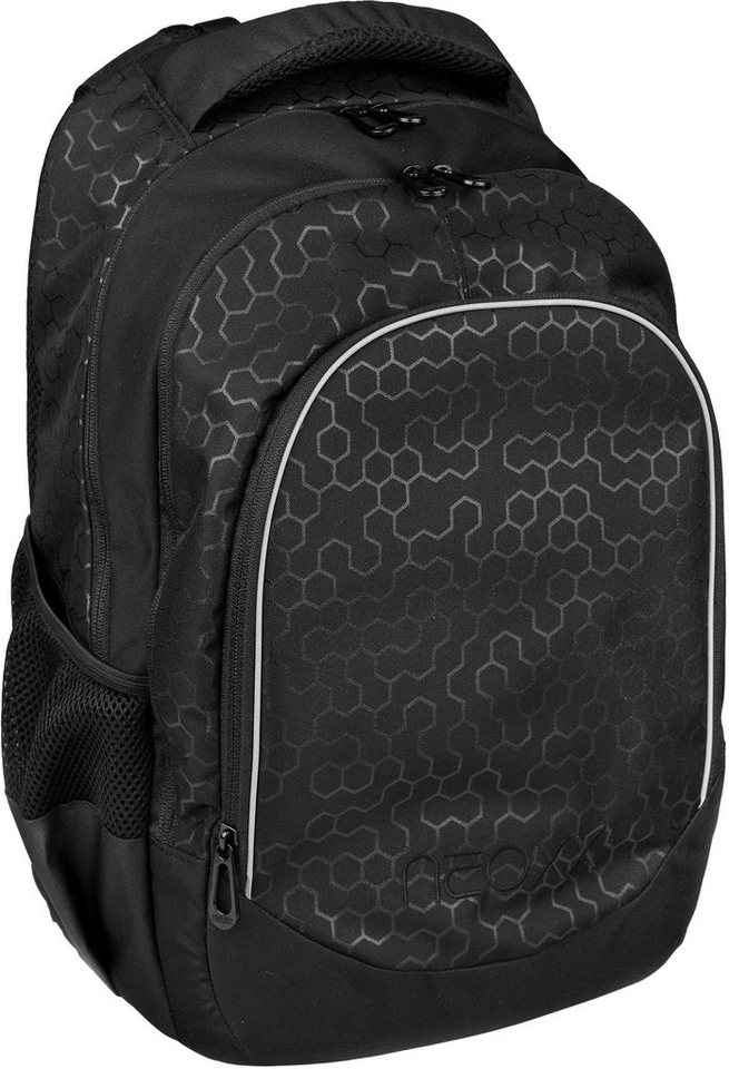 PET-Flaschen recycelten Fly, in aus Schulrucksack Lost black, neoxx