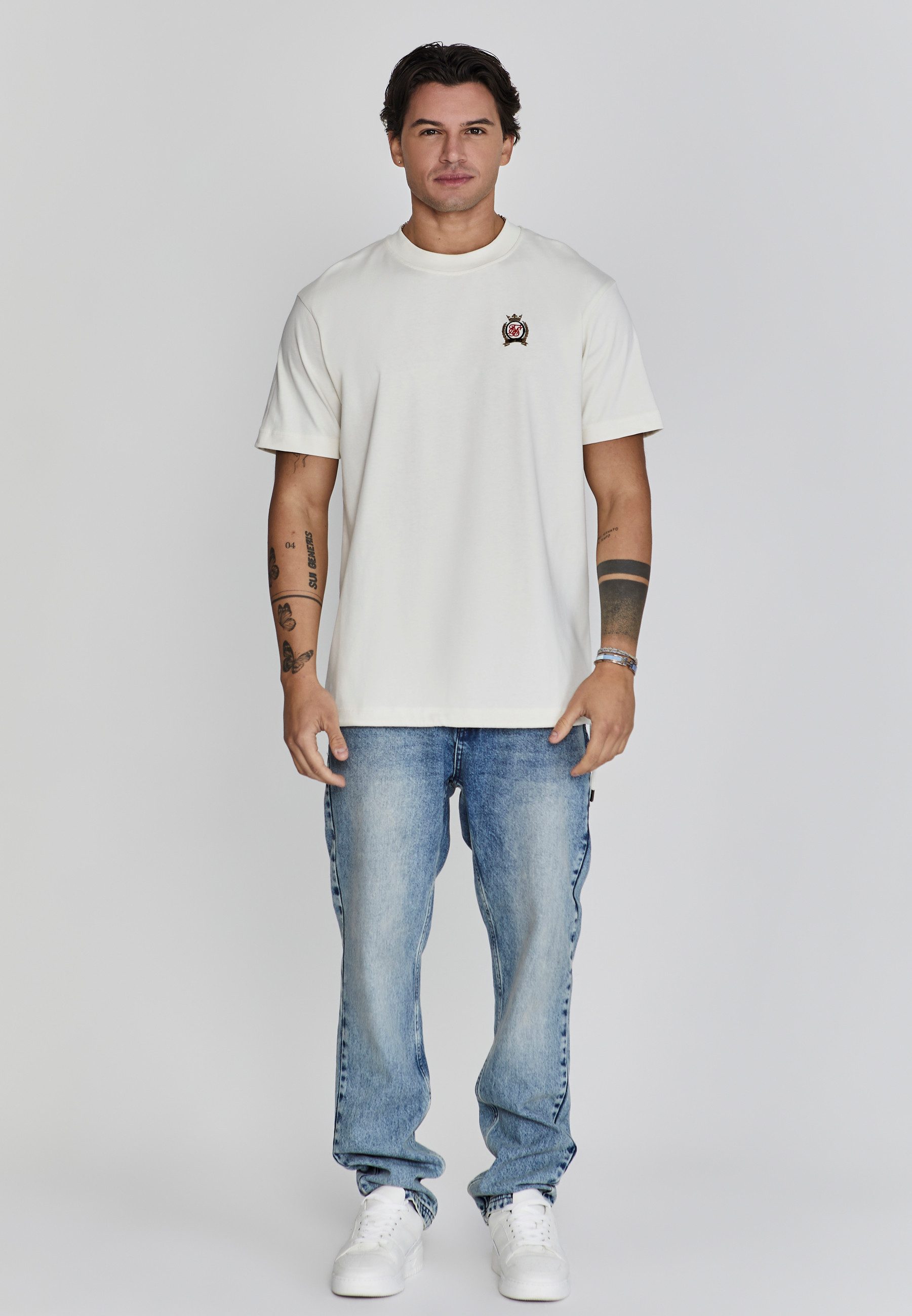 Siksilk Straight-Jeans SikSilk Herren Blaue Straight günstig online kaufen