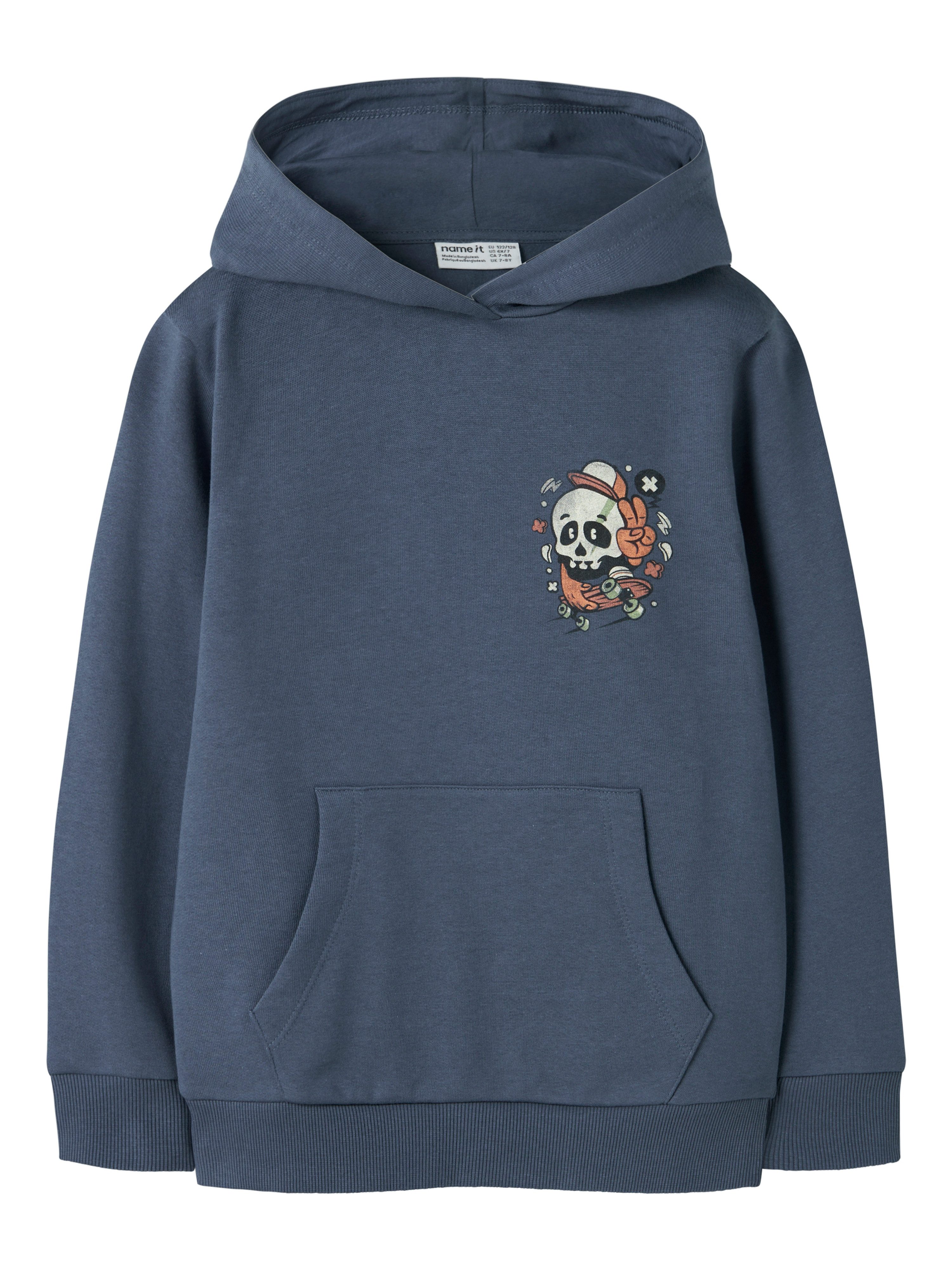 Kapuzensweatshirt NKMBASTIAN LS SWE WH BRU BOX PS NOOS