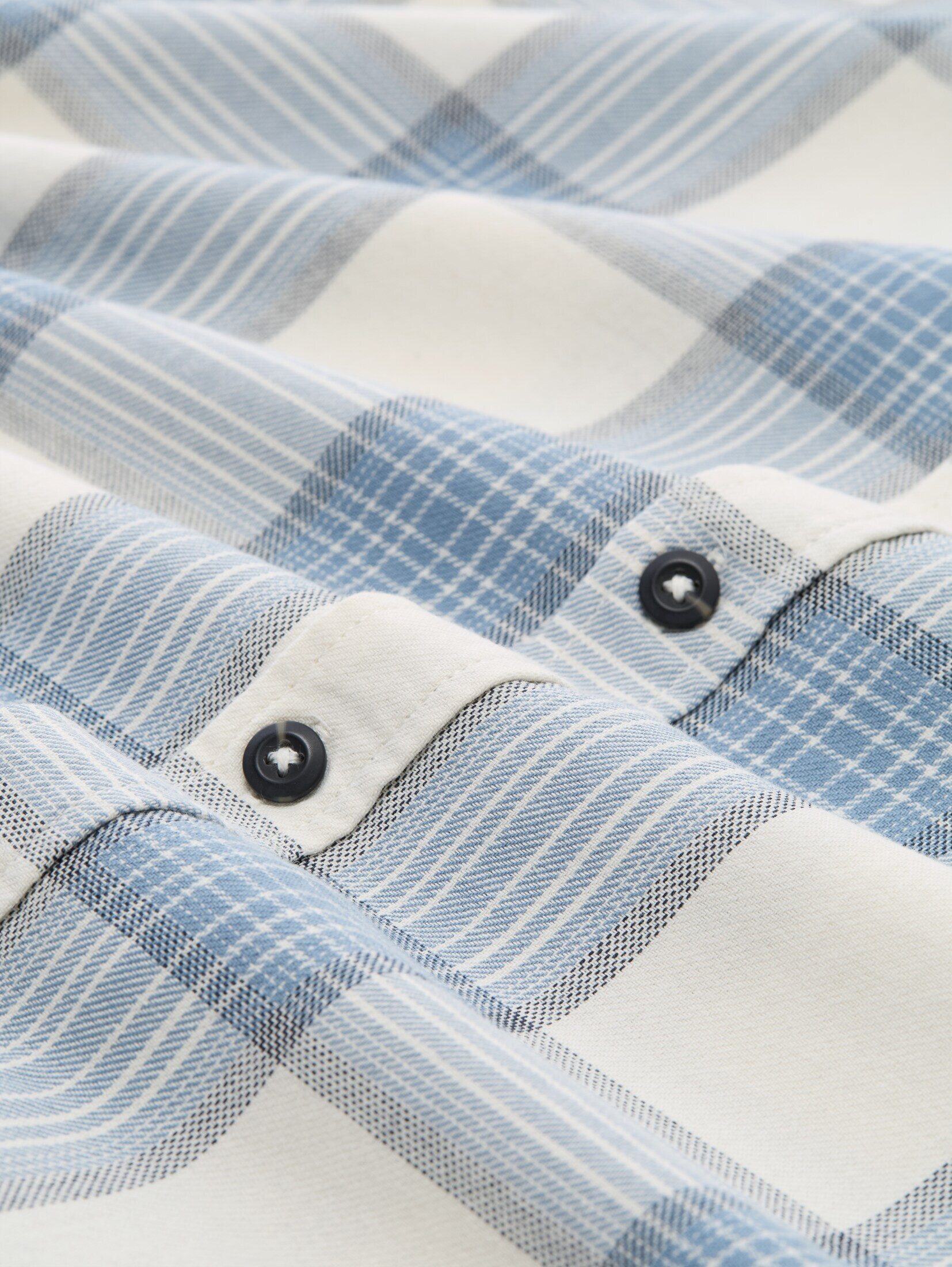TOM TAILOR PLUS Langarmhemd Blusen & Shirts Plus Size - Hemd mit Karomuster