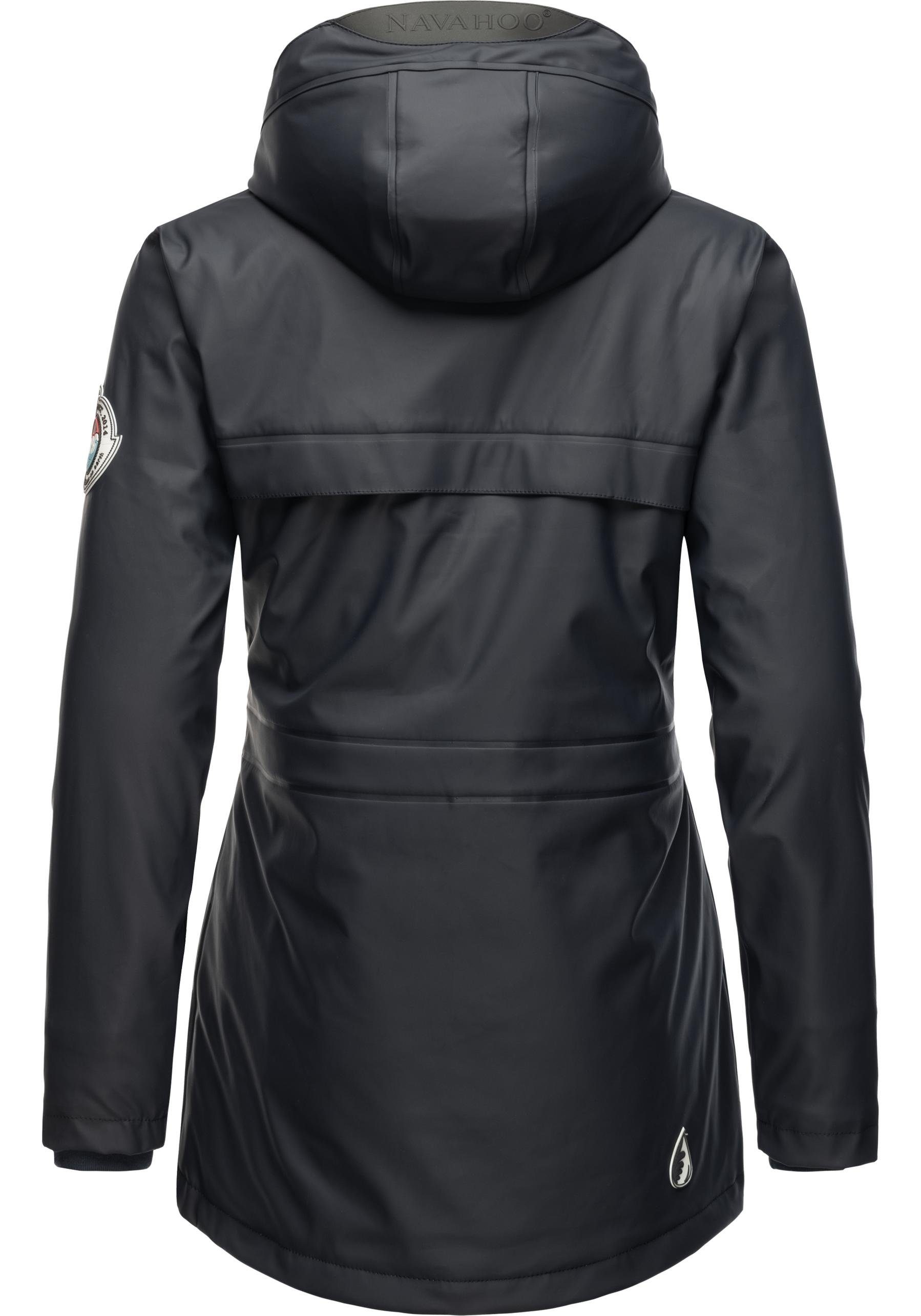 Navahoo Regenjacke Oceans Heart stylischer wasserdichter Regenmantel mit Kapuze
