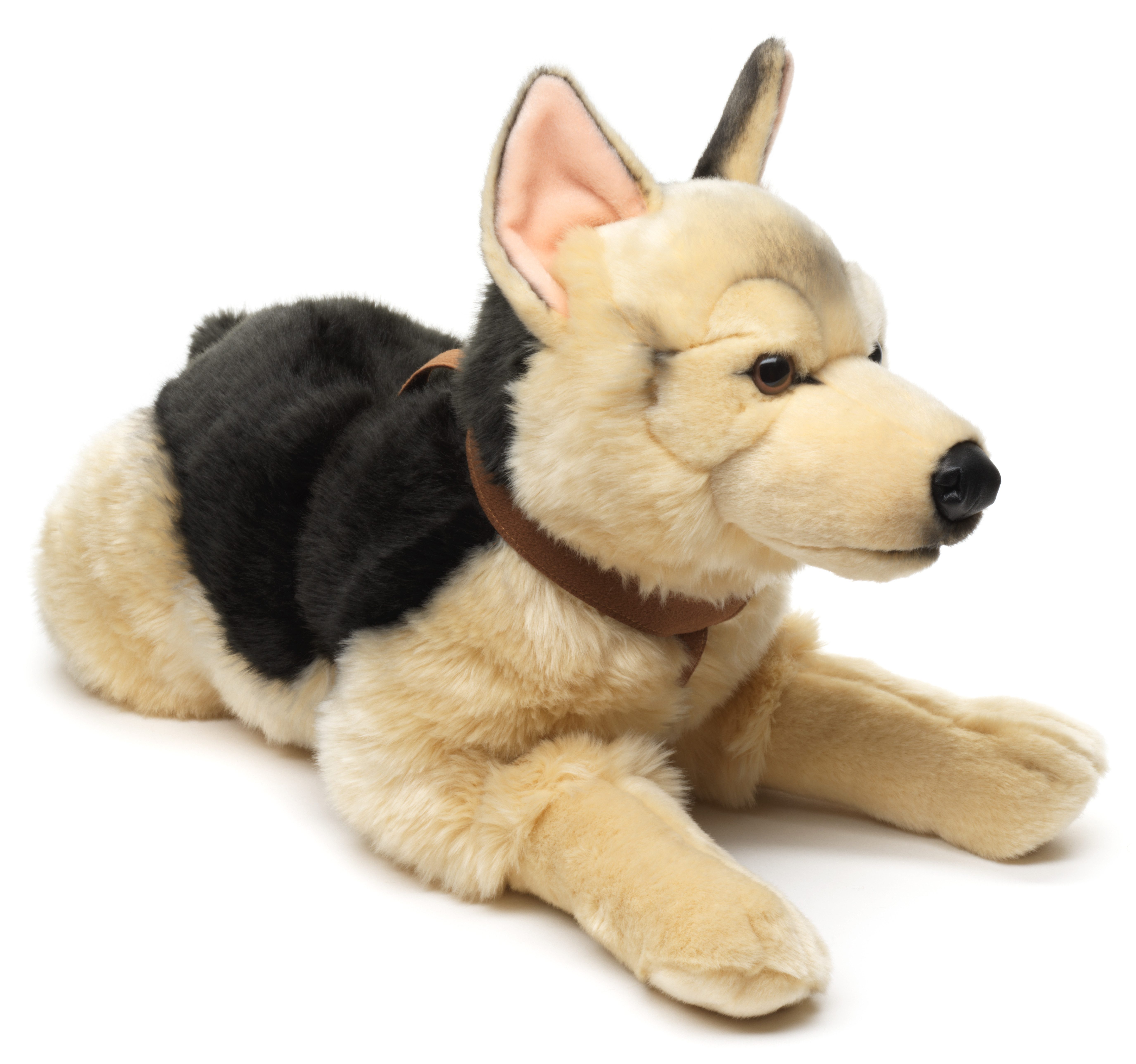 Uni-Toys Kuscheltier Deutscher Schäferhund (mit Geschirr) günstig online kaufen
