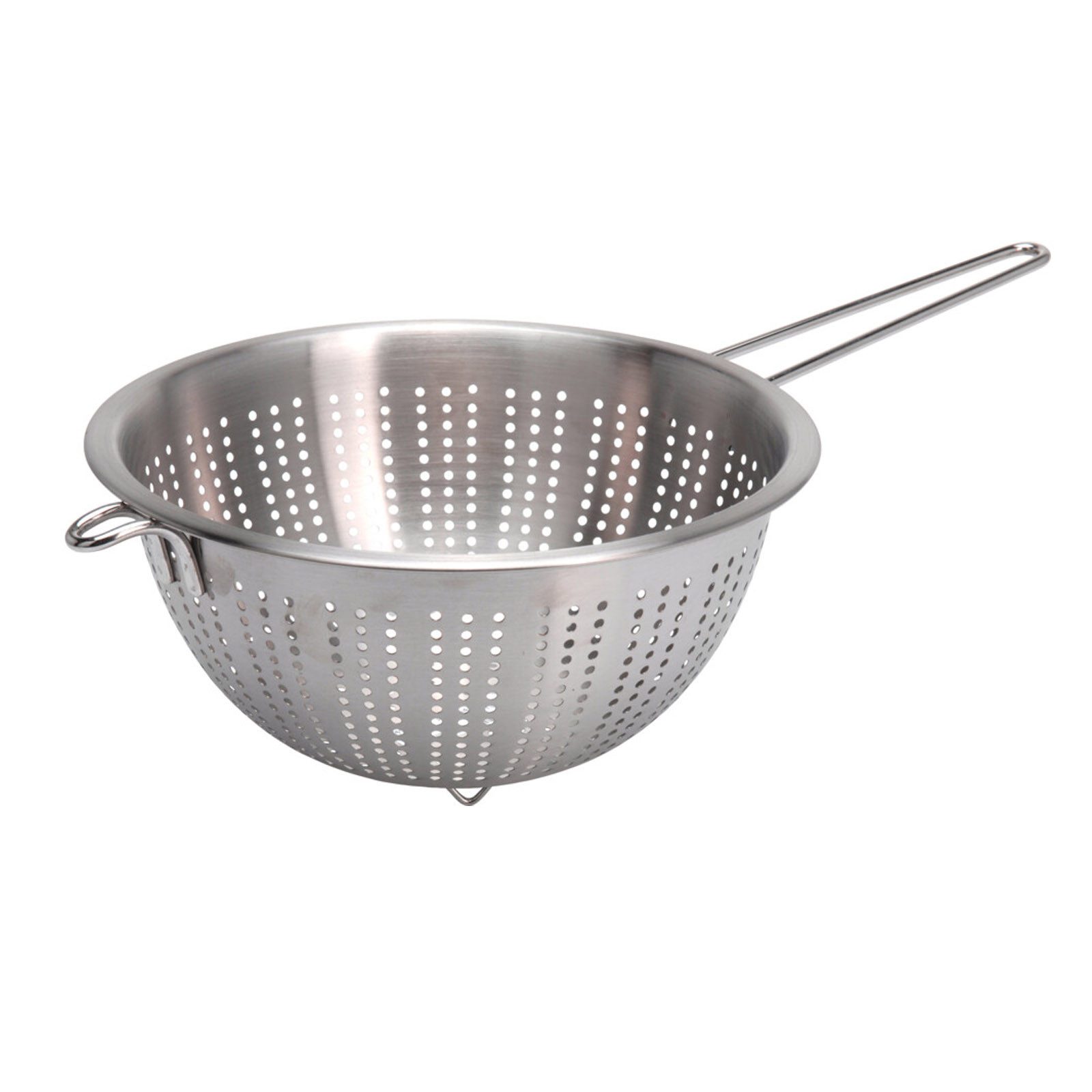 HAC24 Küchensieb Sieb Edelstahl Abtropfsieb Seiher Nudelsieb Salatsieb Metallsieb, Edelstahl, (1-St), Ø 24 cm, mit Griff