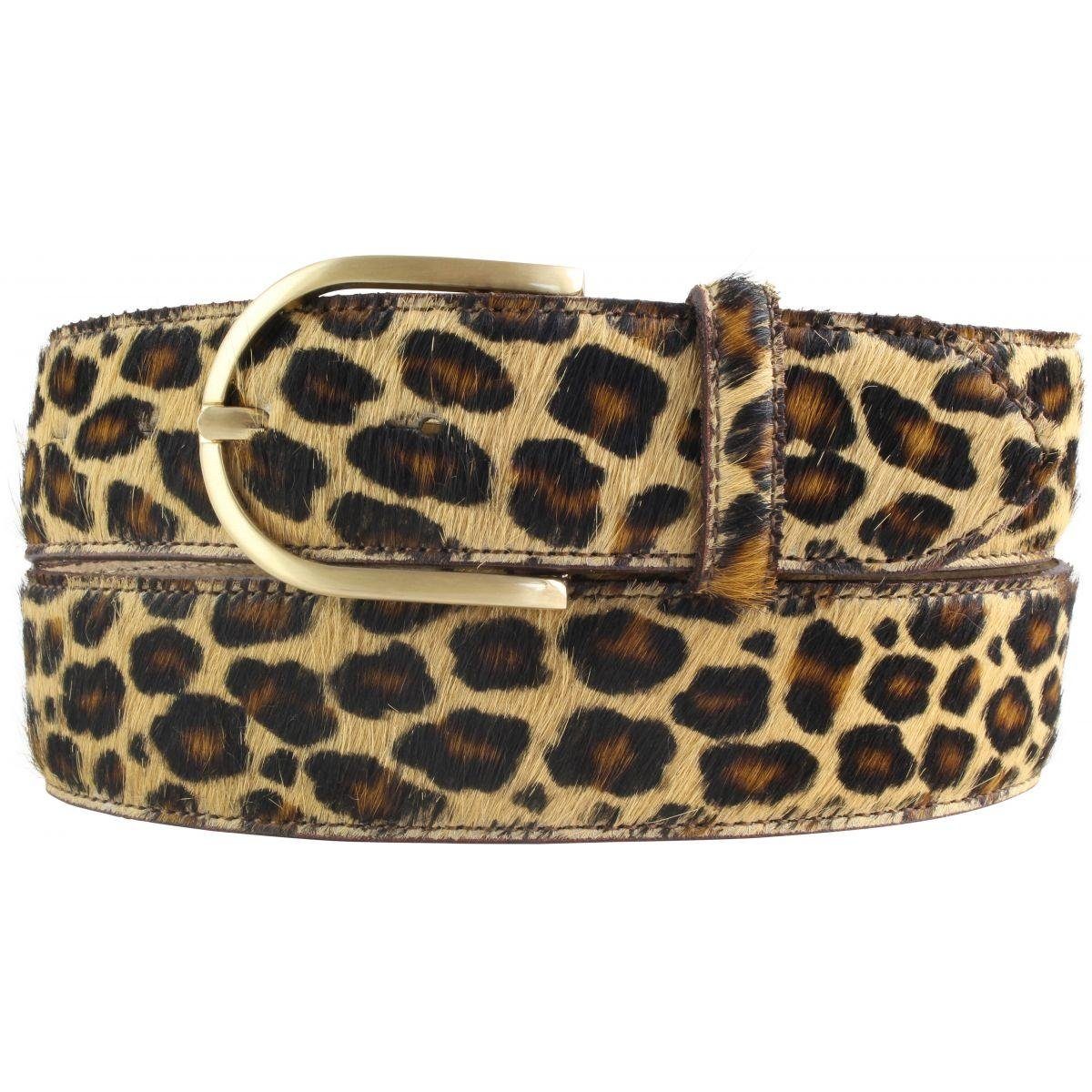 BELTINGER Ledergürtel Damen-Gürtel mit echtem Fell günstig online kaufen