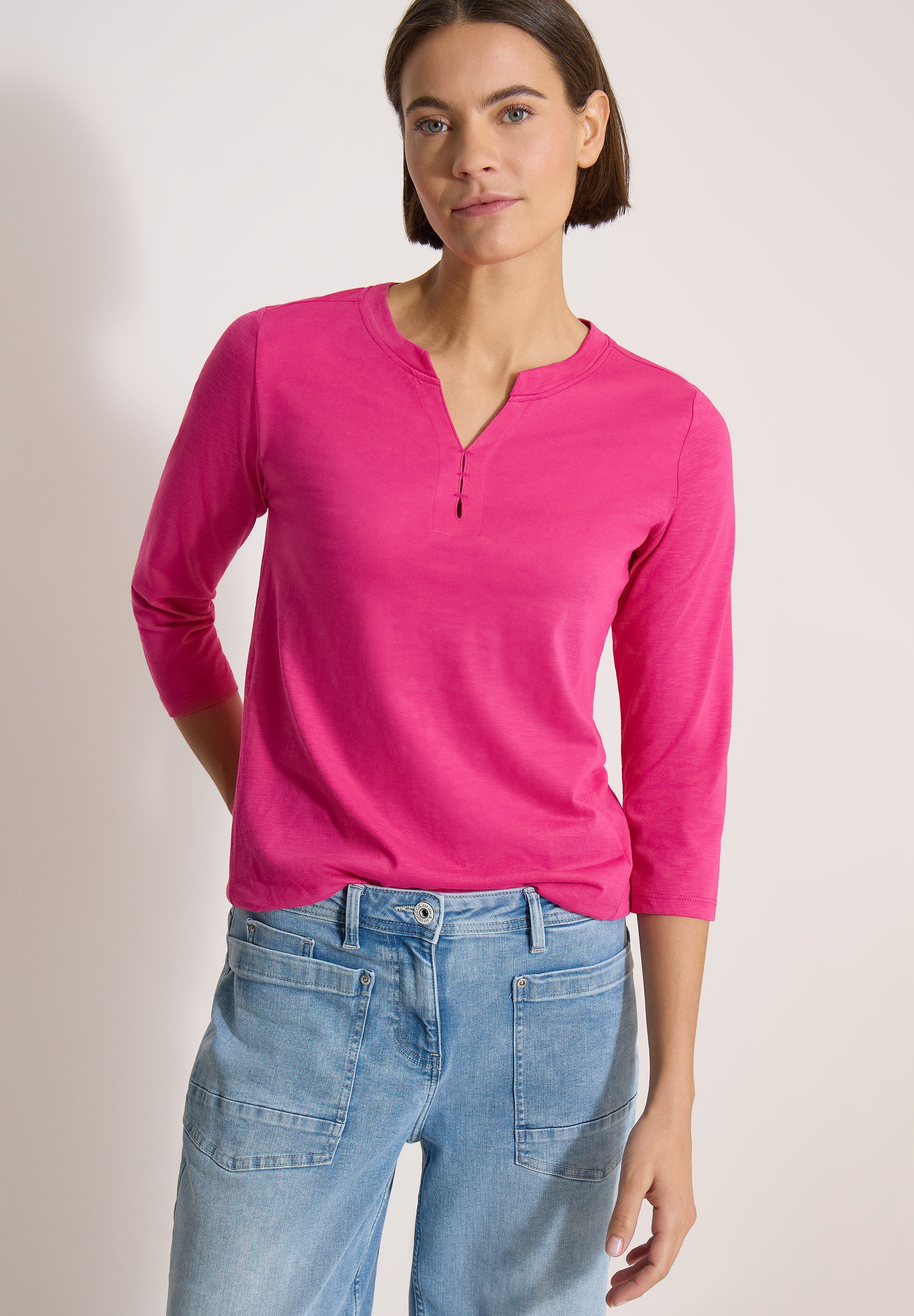 CECIL Tunikashirt aus reiner Baumwolle