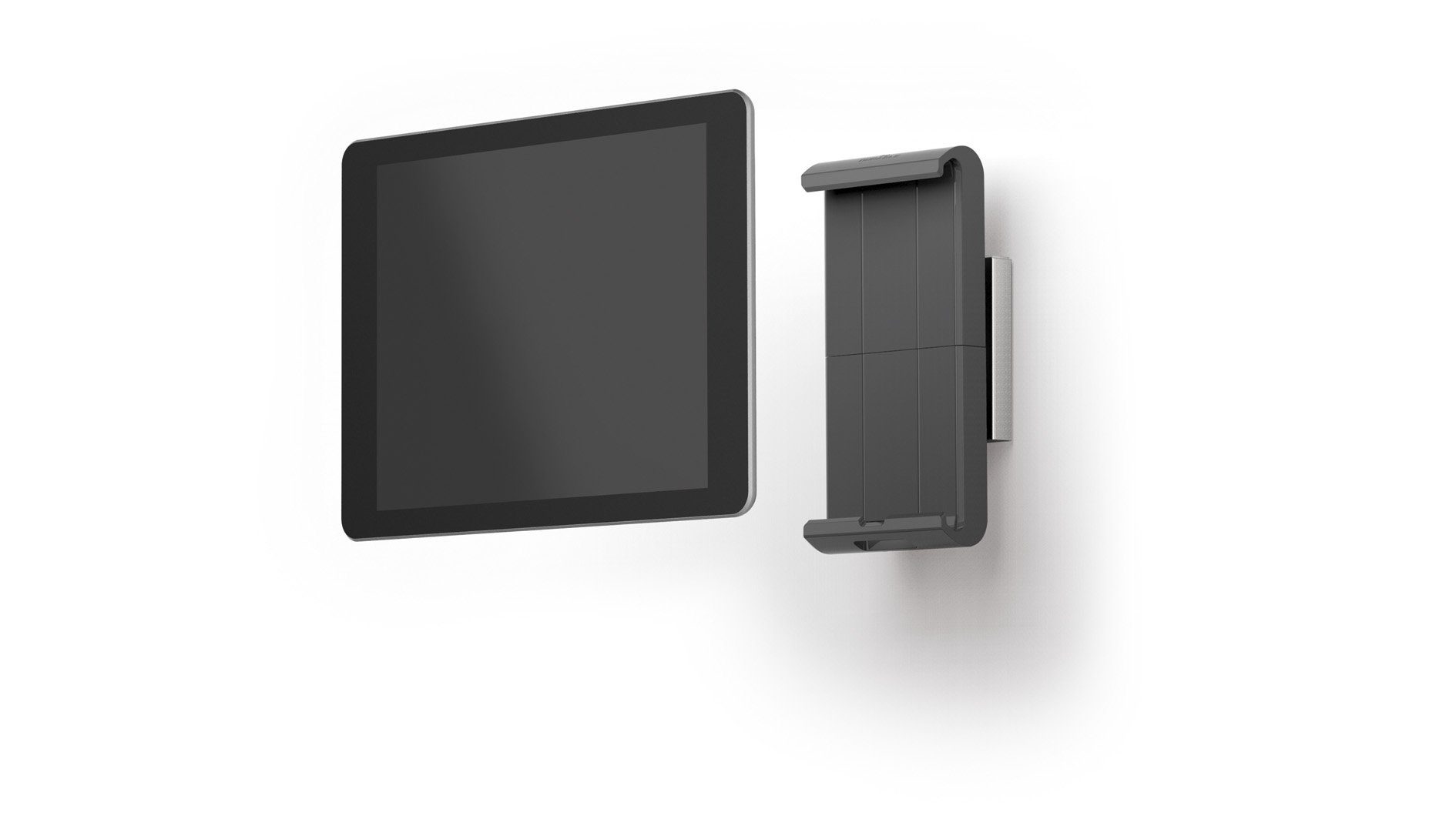 DURABLE Tablet-Halterung TABLET HOLDER, (Durable 893323 Tablet Wandhalterung (für Tablets 7-13 Zoll, 360° drehb)