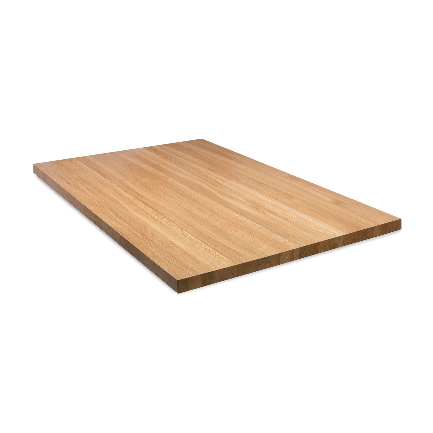 Arbeitsplatte Esstisch Holzbrett Tischplatte Massivholzplatte Schreibtischplatte Eichenplatte Rikmani Eiche Holzplatte Naturholz Schreibtisch Massiv Küche