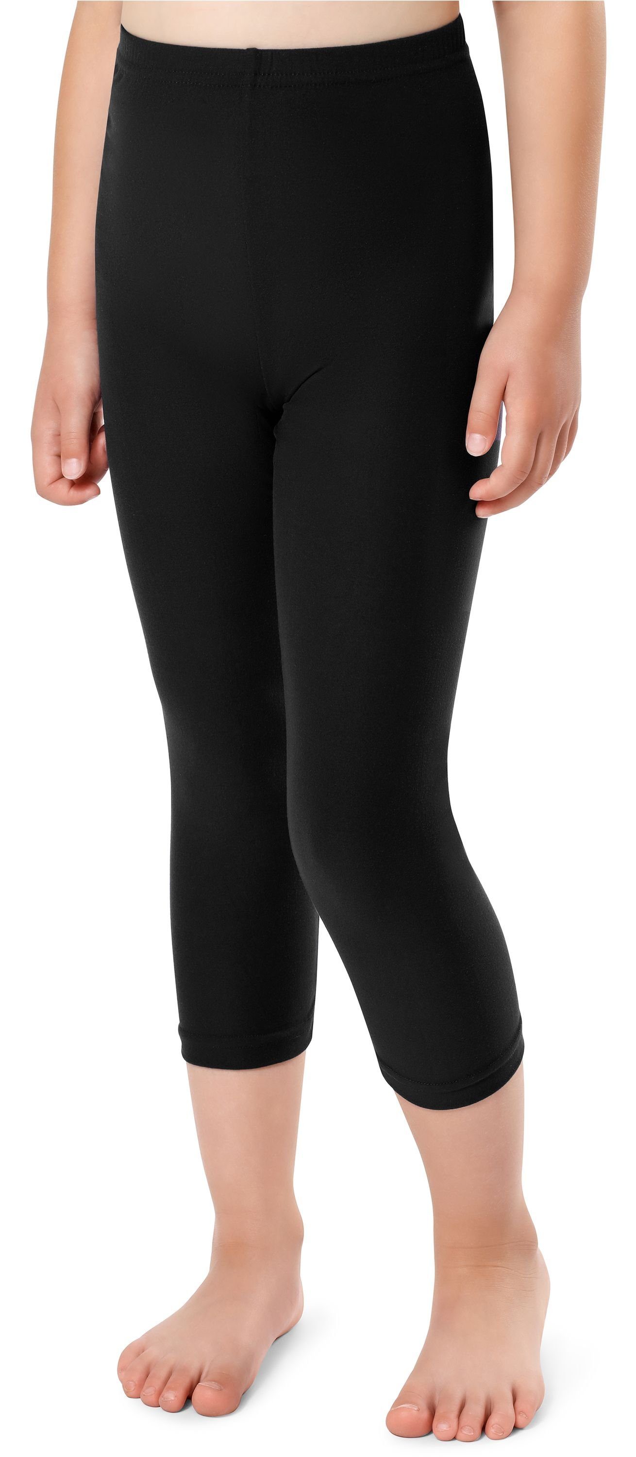 Leggings Mädchen 3/4 Capri Leggings MS10-352