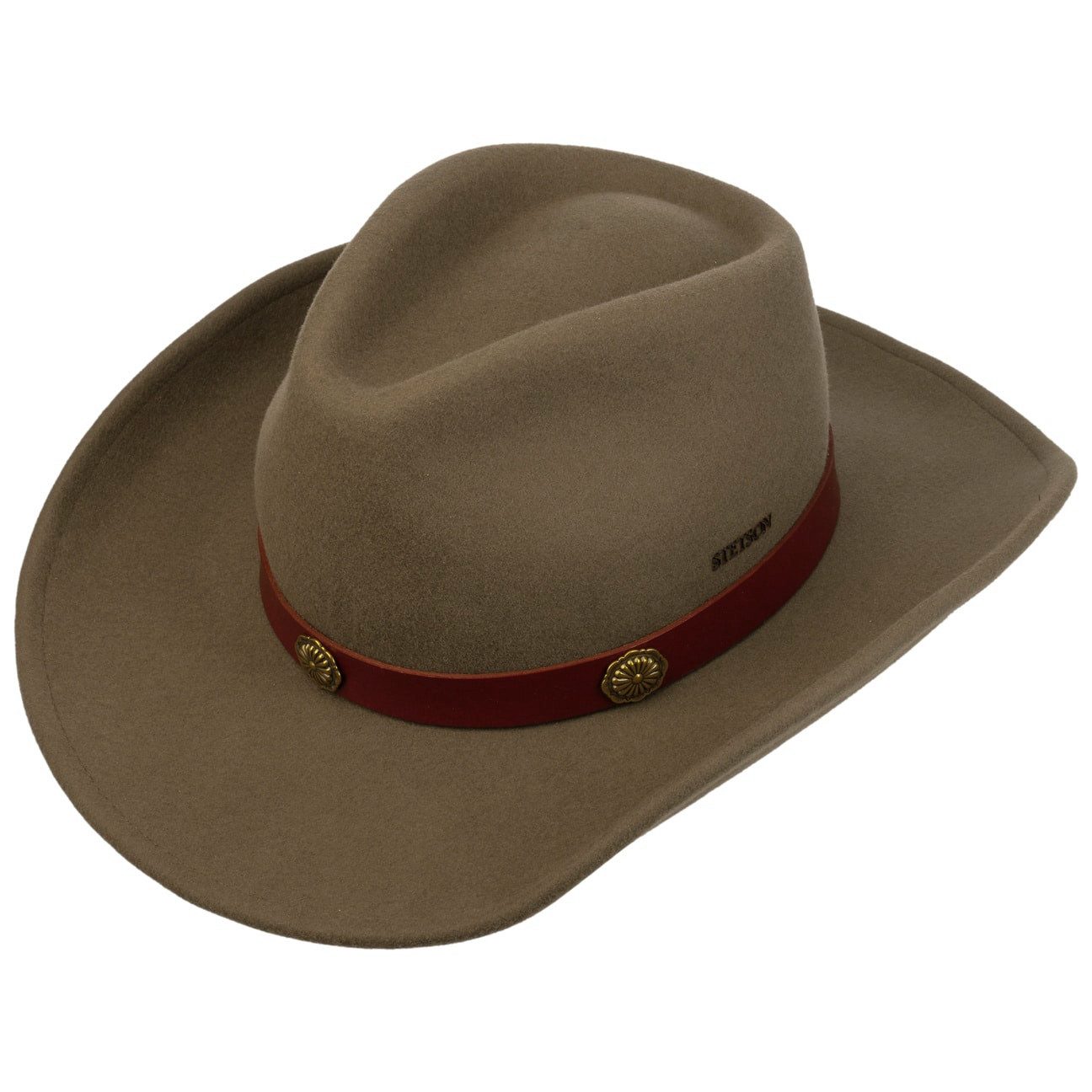 Stetson Cowboyhut (1-St) Filzhut mit Lederband