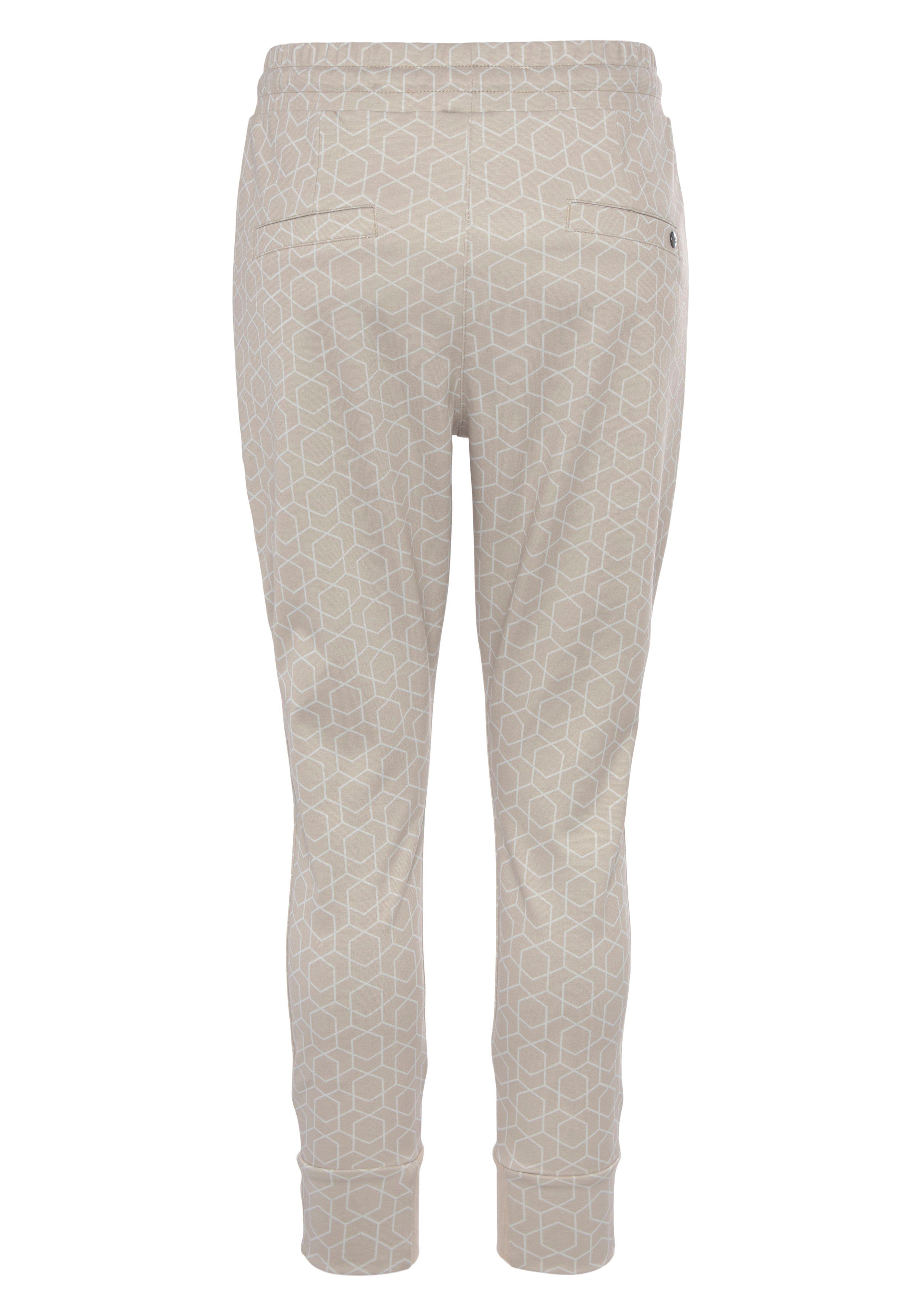 sand-gemustert Schritt Pants lockerem FABIANA mit Jogger Zhrill