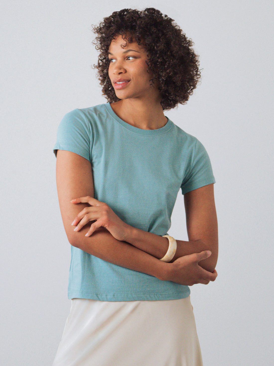 HONEST BASICS T-Shirt Frauen Basic aus Bio- und recycelter Baumwolle