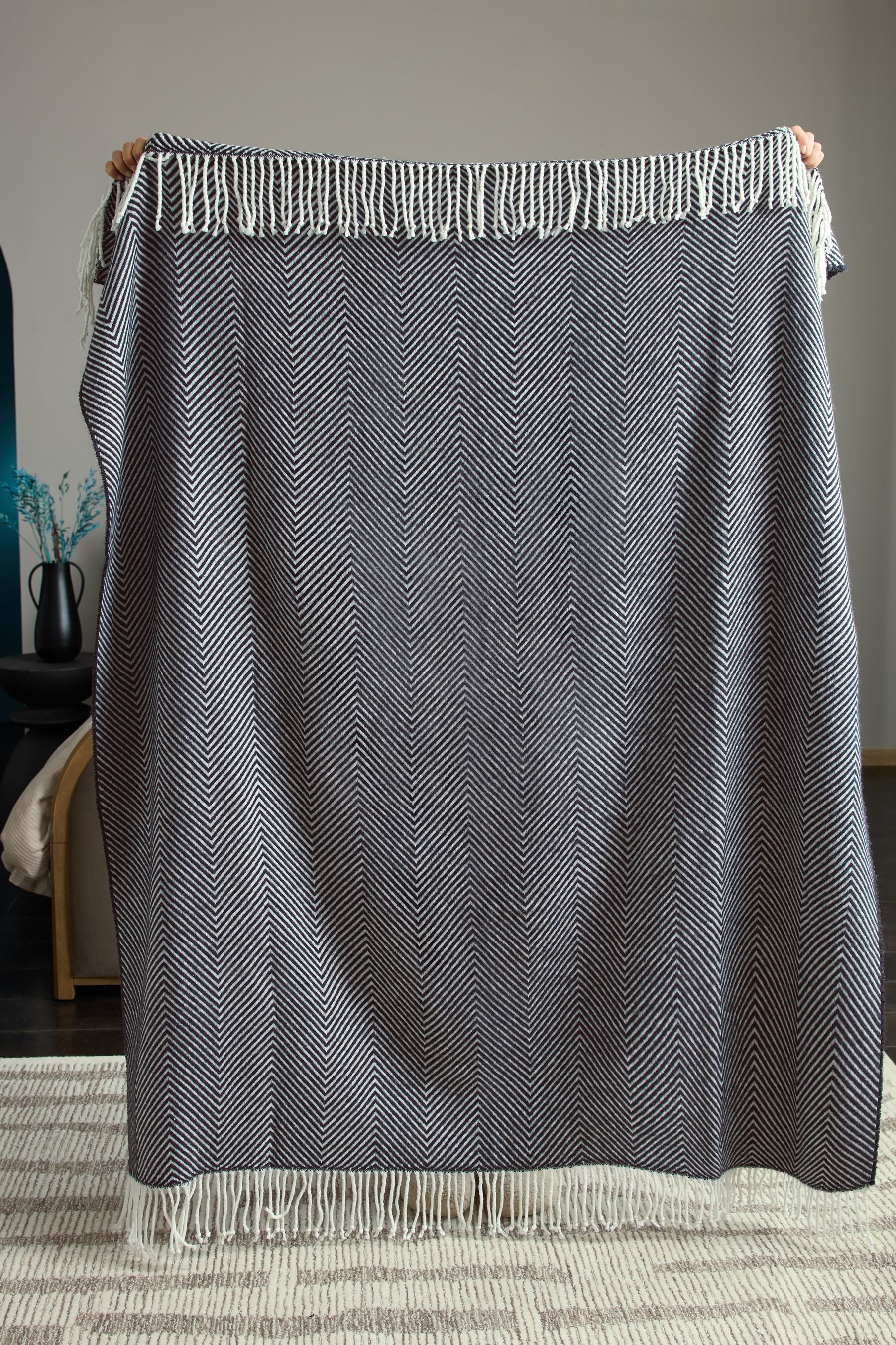 Next Tagesdecke Herringbone Throw Blanket günstig online kaufen