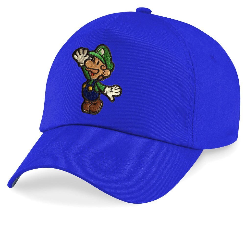 Baseball Cap Kinder Luigi Stick Patch Klempner Super Retro Konsole