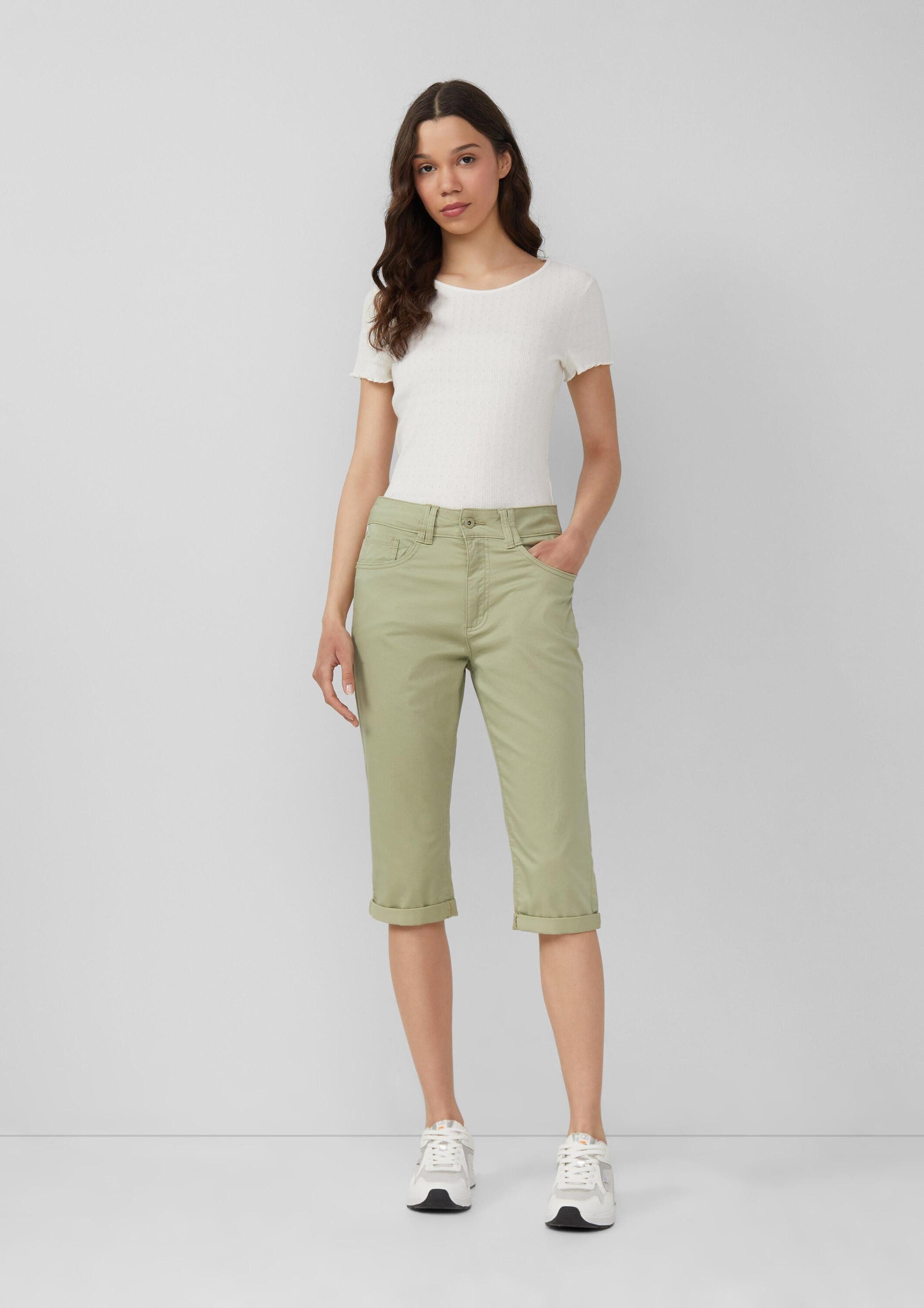 QS Caprihose Hose Caprihose Catie / Slim Fit / Mid Rise günstig online kaufen