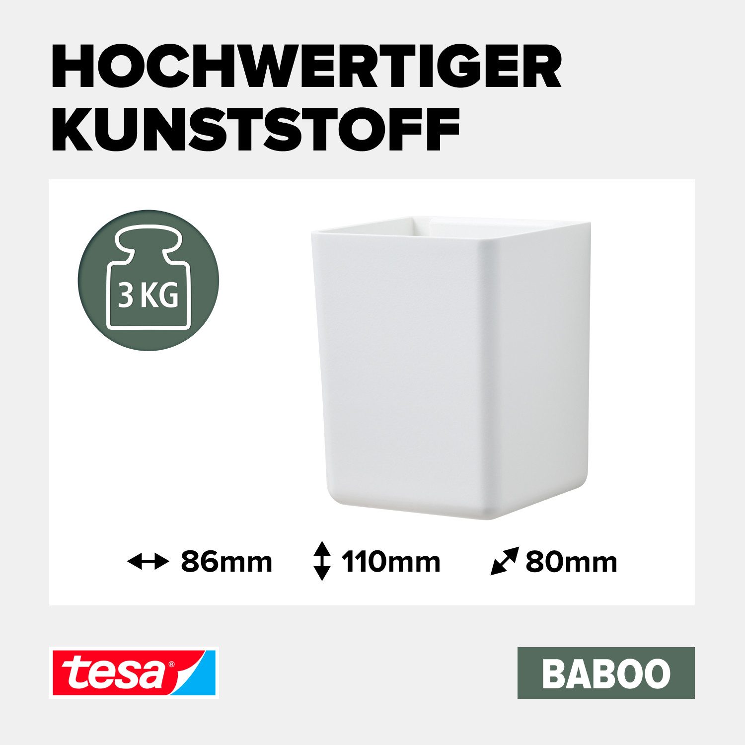 tesa Make-Up Organizer BABOO offene Bad-Aufbewahrungsbox, Set, 1-tlg., Bade günstig online kaufen