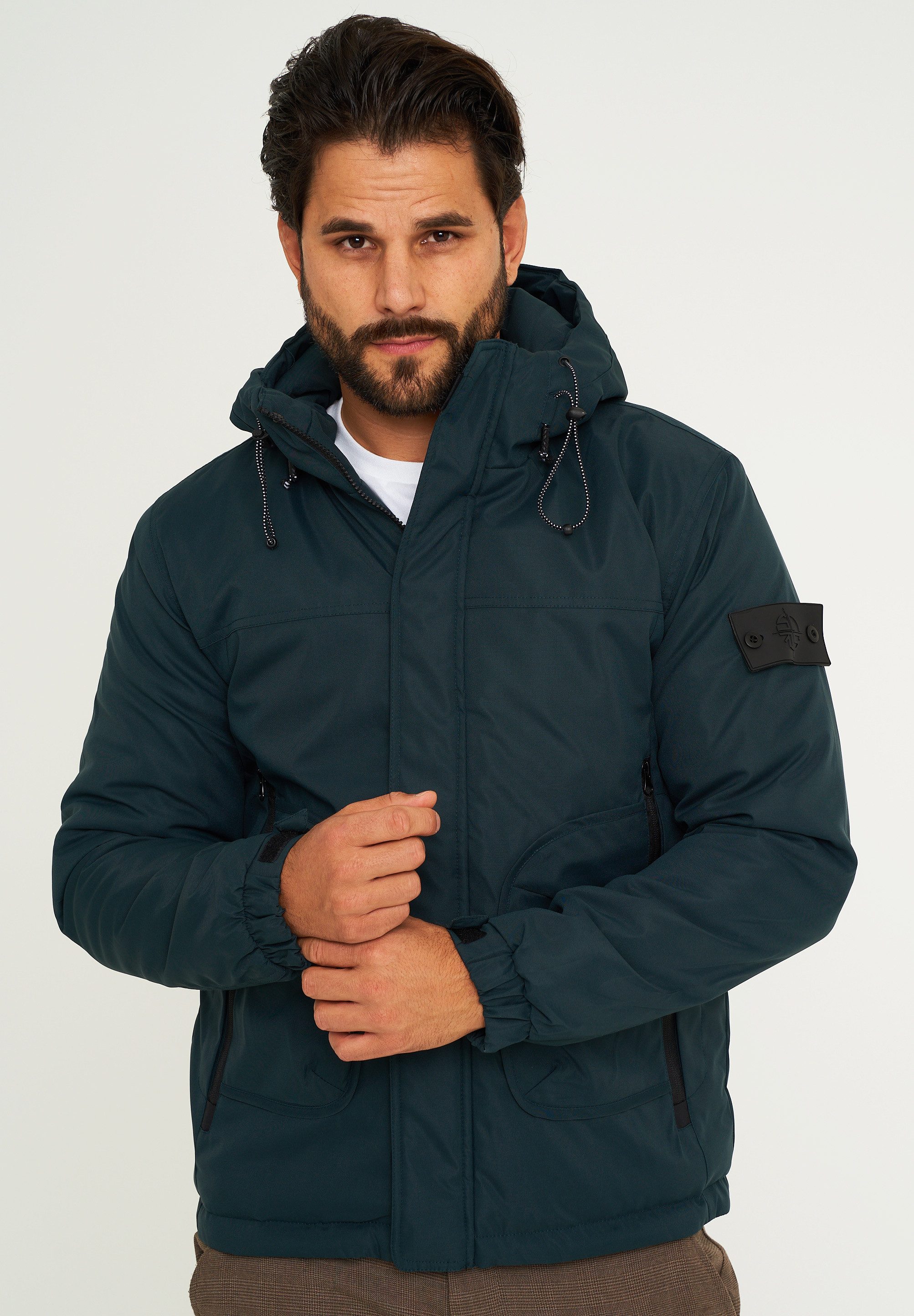 SOULSTAR Winterjacke S2DARCHAN Herren Übergangsjacke mit Kapuze Outdoor-Jacke Funktionsjacke