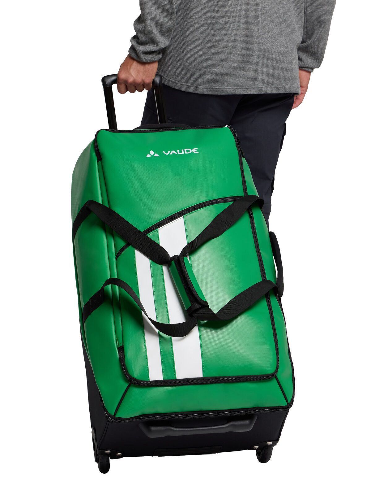 VAUDE Trolley Rotuma 90, 2 Rollen, Reisetasche mit Rollen und Teleskopgriff, 90 Liter