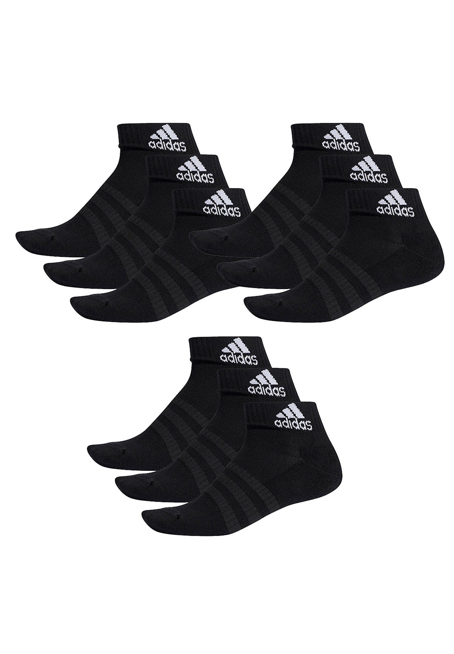 adidas Performance Kurzsocken Ankle Socken 9 Paar (Spar-Pack, 9-Paar, 9er-Pack)